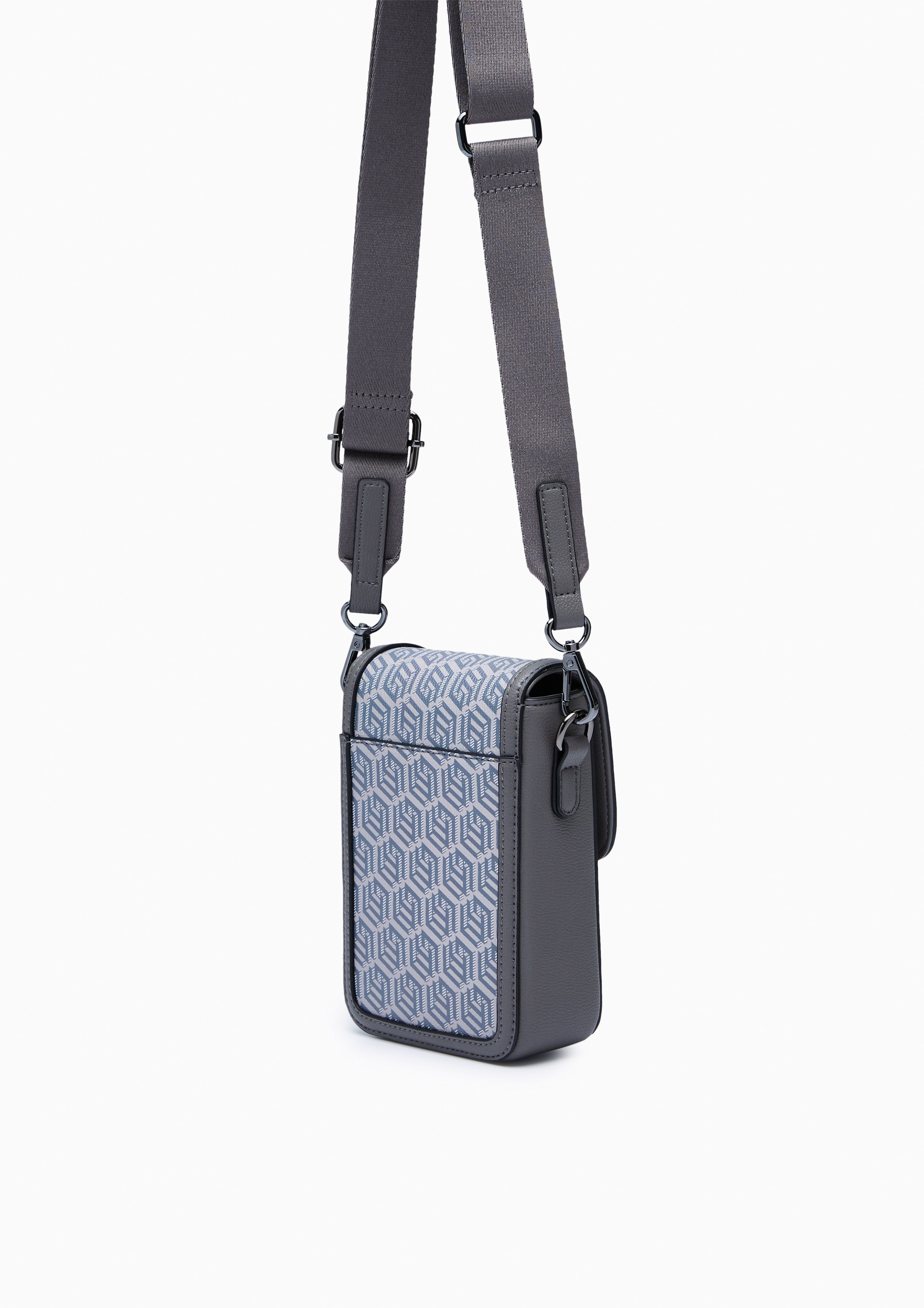 Zoll Infinite Vertical Crossbody Bag - Printed Grey