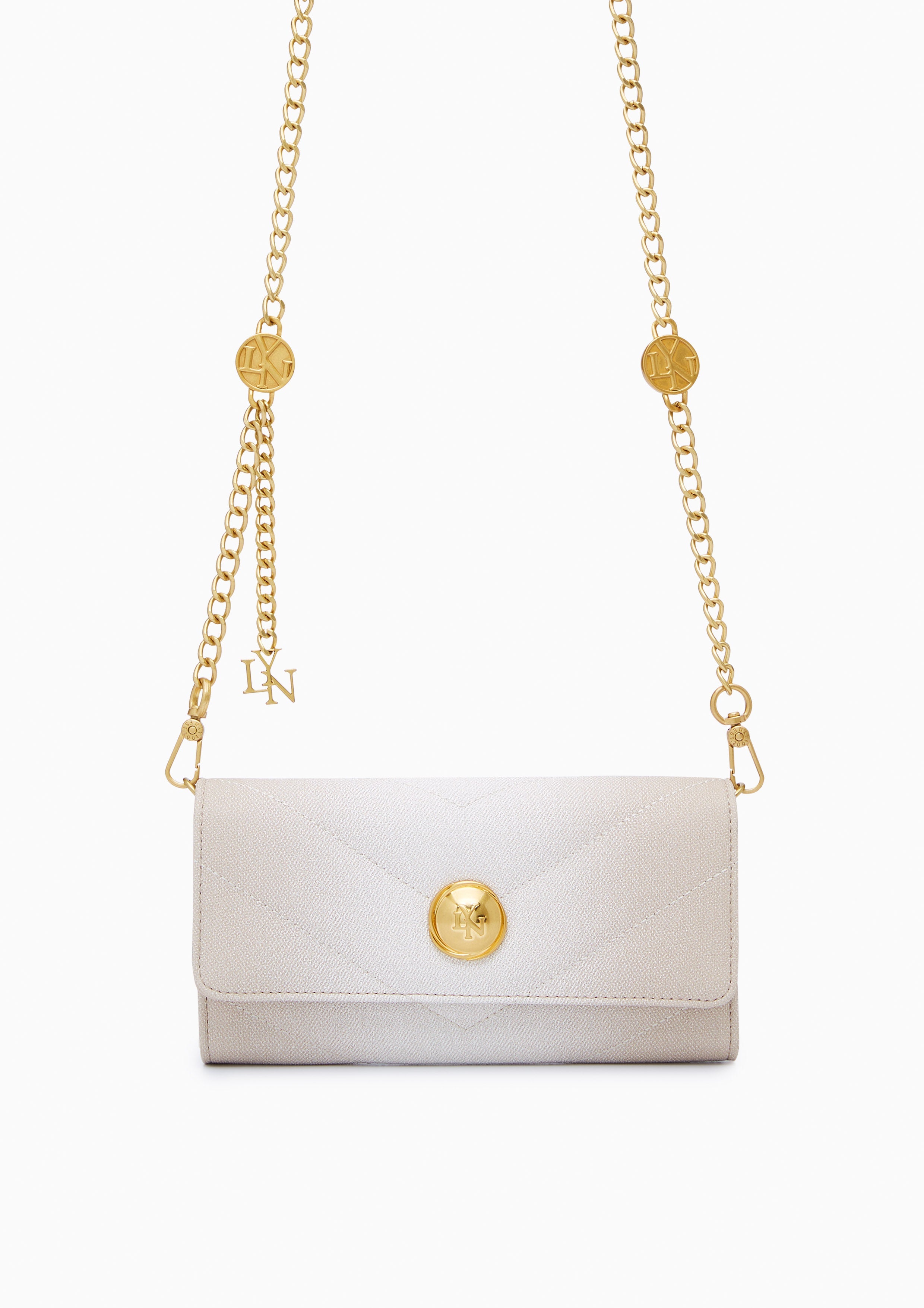 Starita Long Wallet On Chain - Biege Variation 2