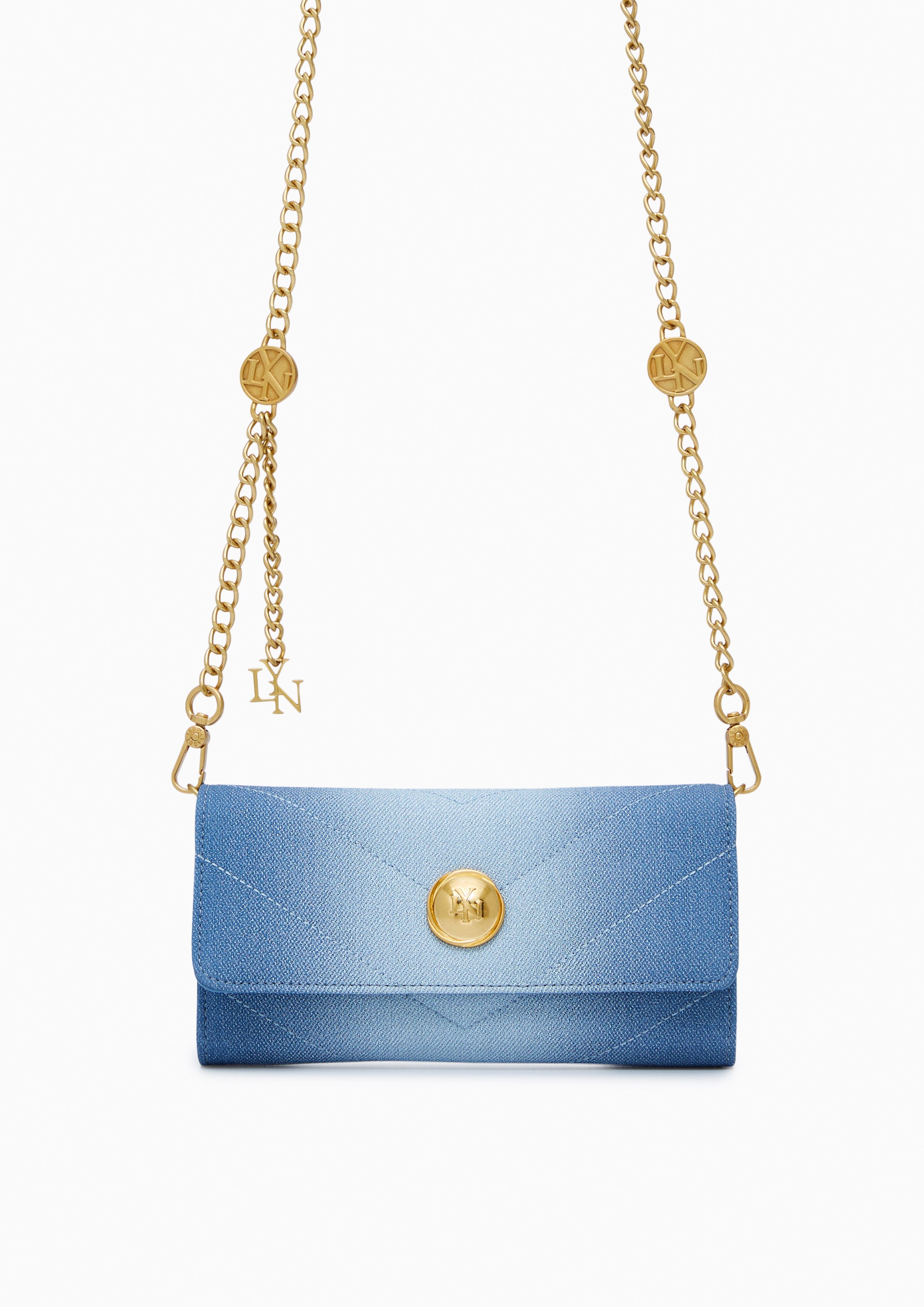 Starita Long Wallet On Chain - Blue Variation 2