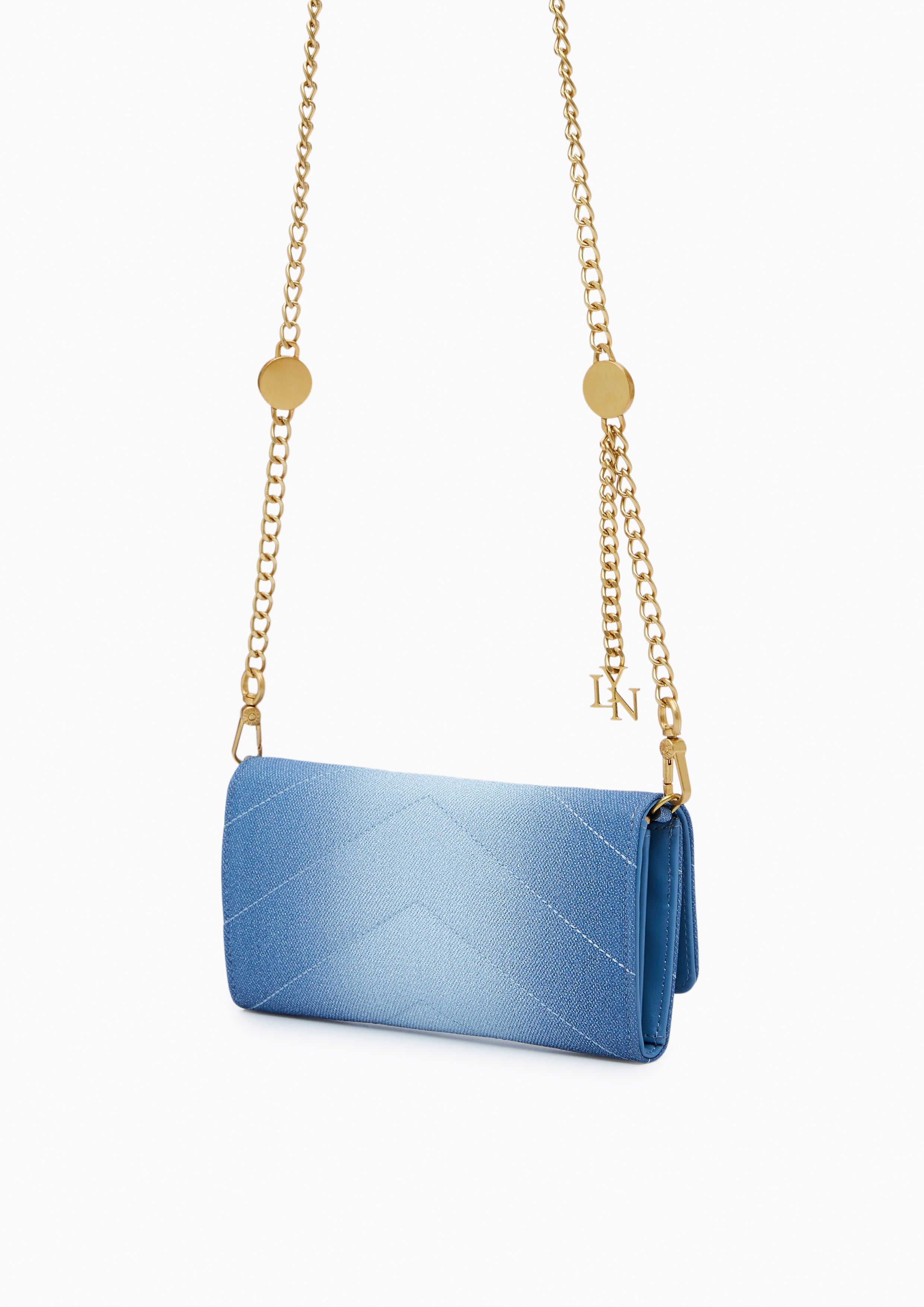 Starita Long Wallet On Chain - Blue Variation 2