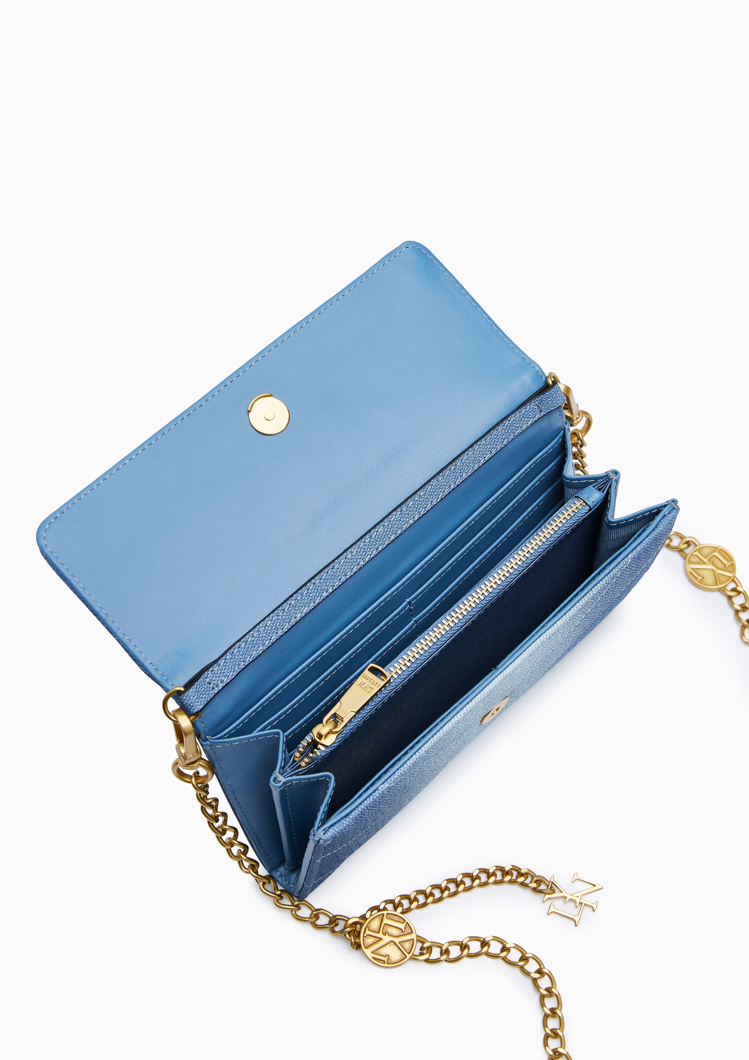 Starita Long Wallet On Chain - Blue Variation 2