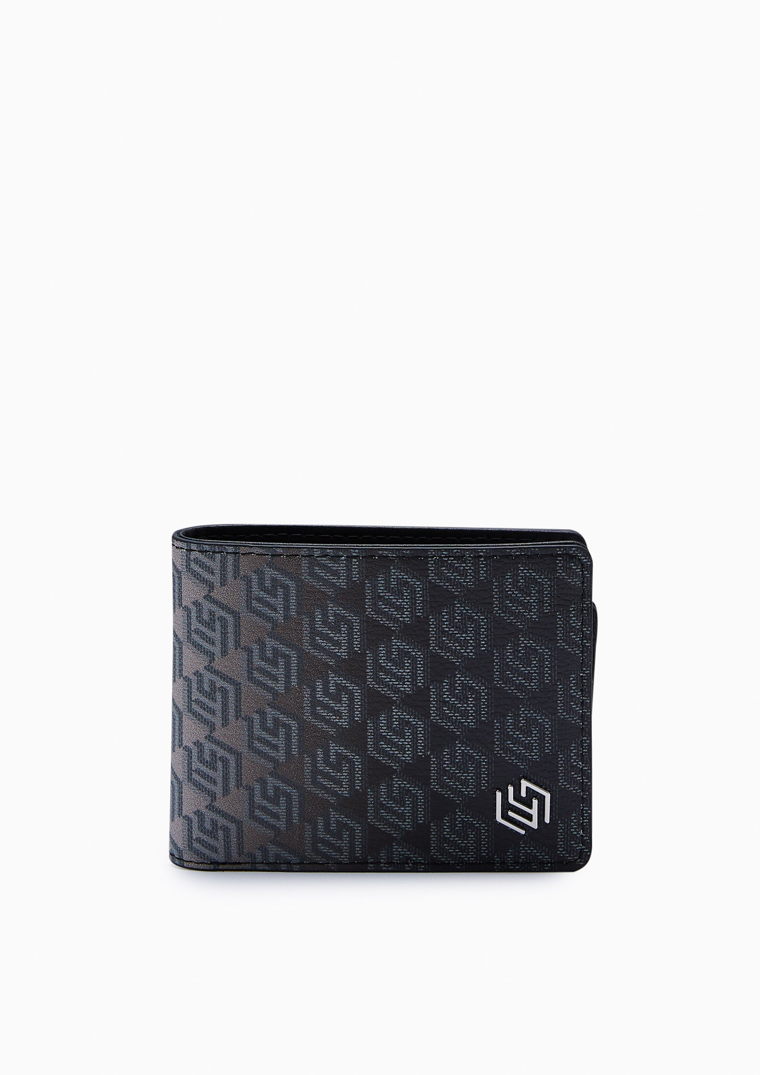 Jacob Infinite Bi-Fold Wallet - Printed Black