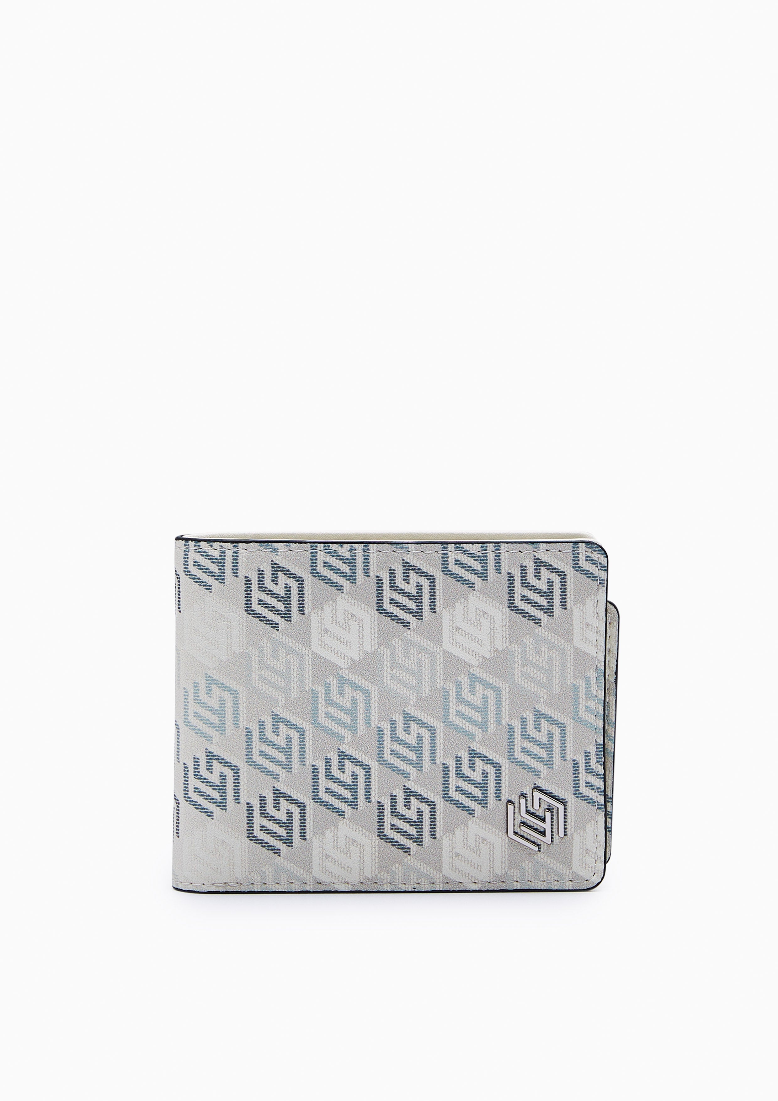 Jacob Infinite Bi-Fold Wallet - Printed White
