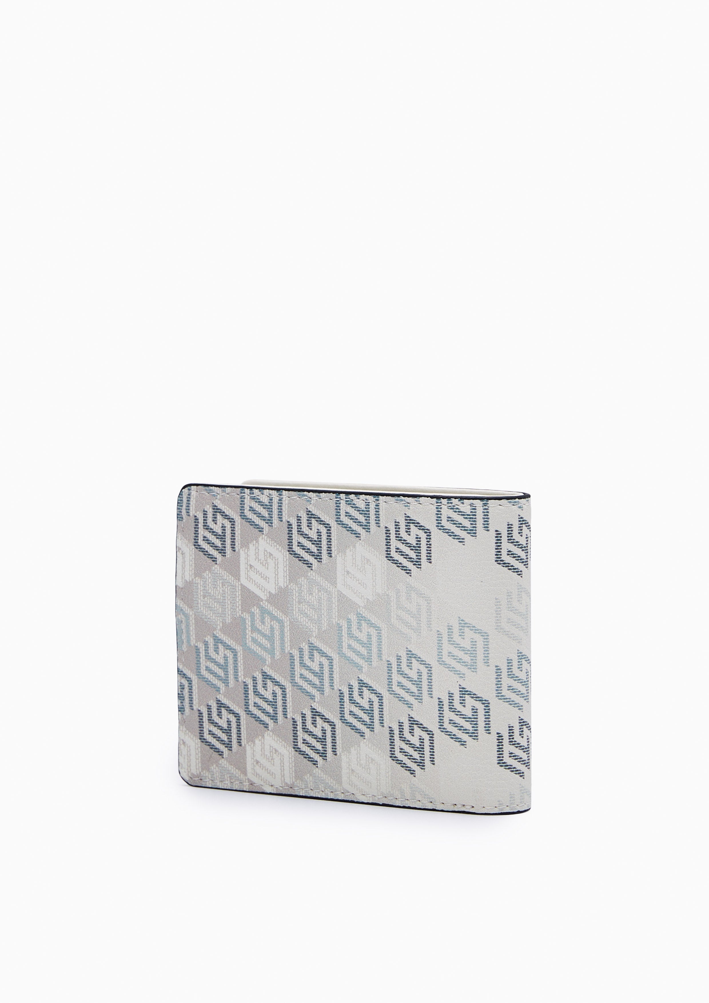 Jacob Infinite Bi-Fold Wallet - Printed White