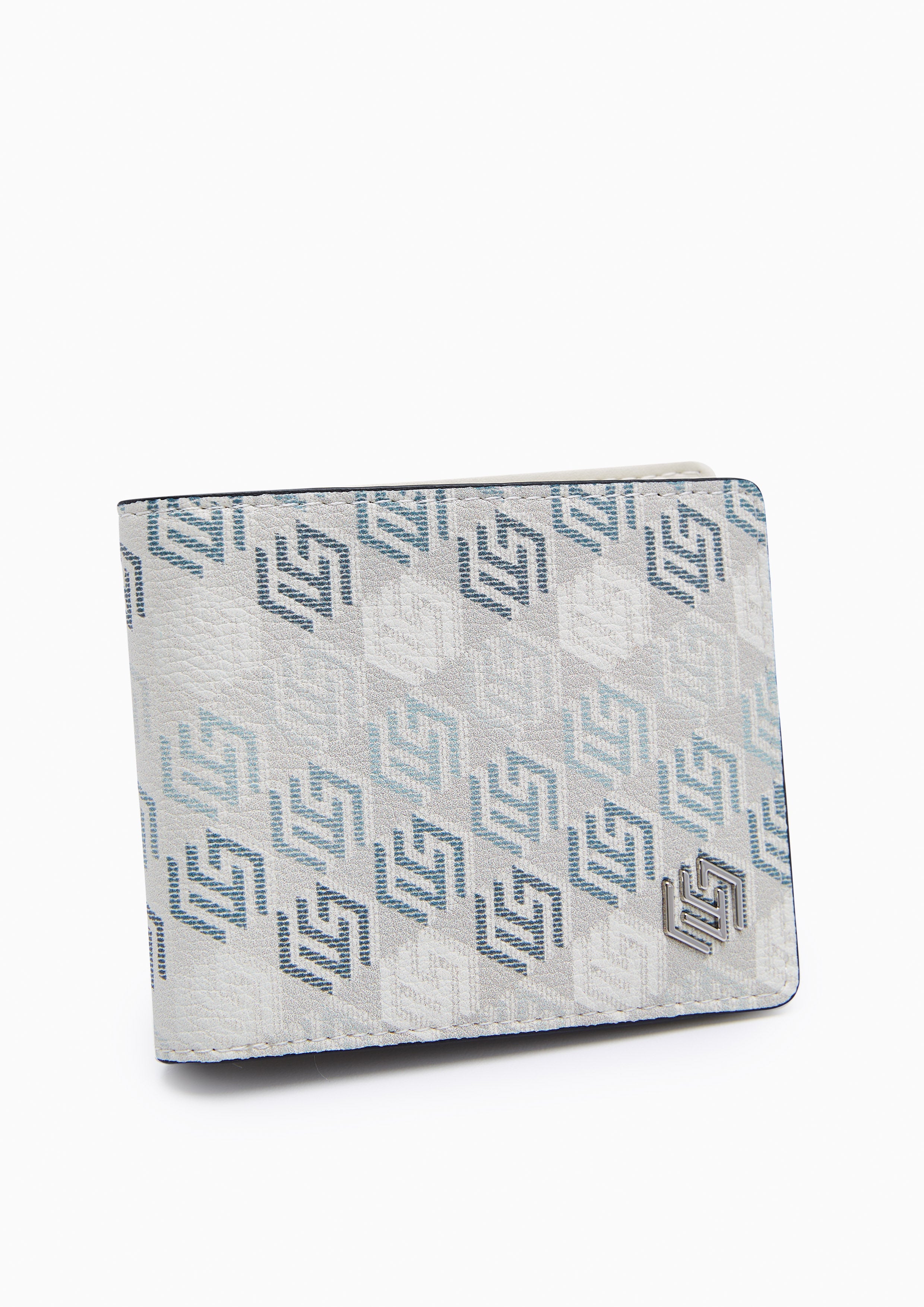 Jacob Infinite Bi-Fold Wallet - Printed White
