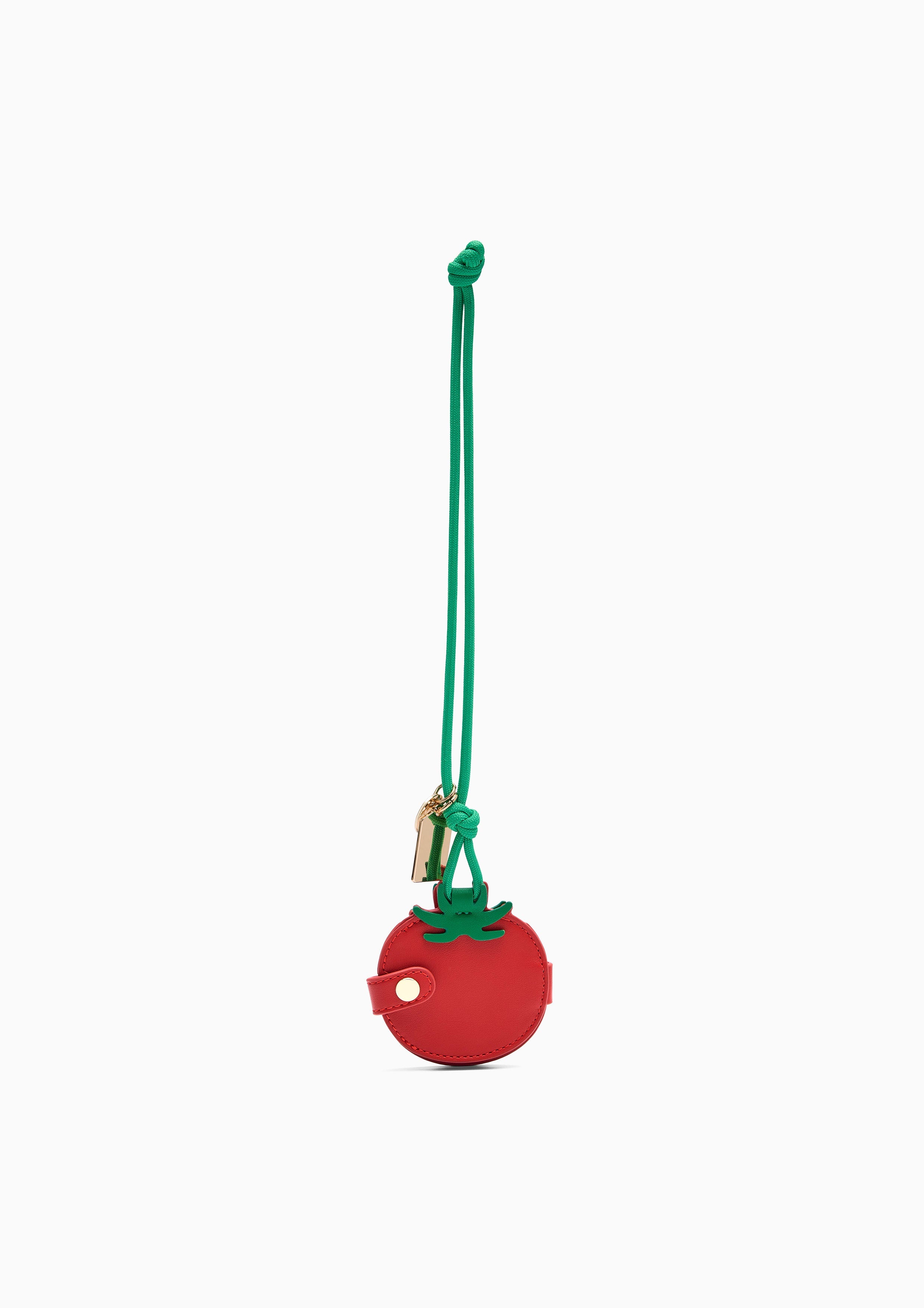 Tomato Photo Charm Keychain - Red