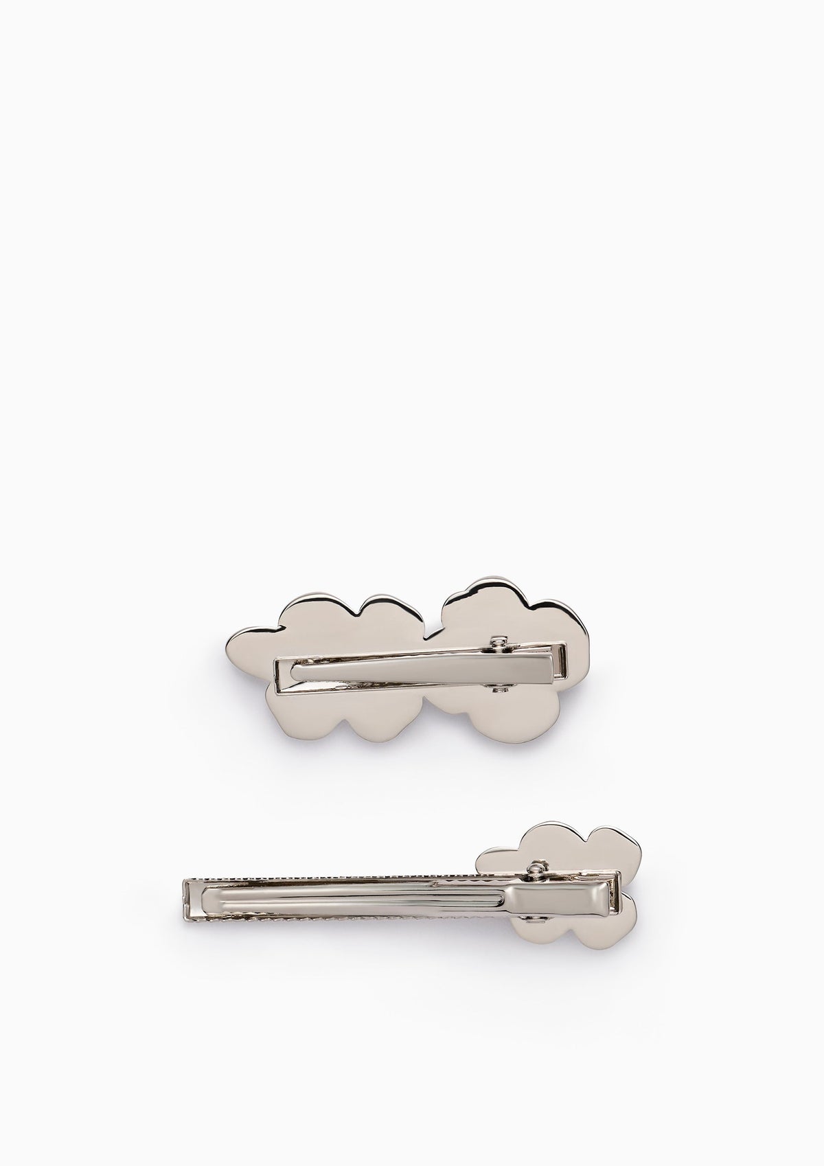 Poppy Clip Hairclip - Silver