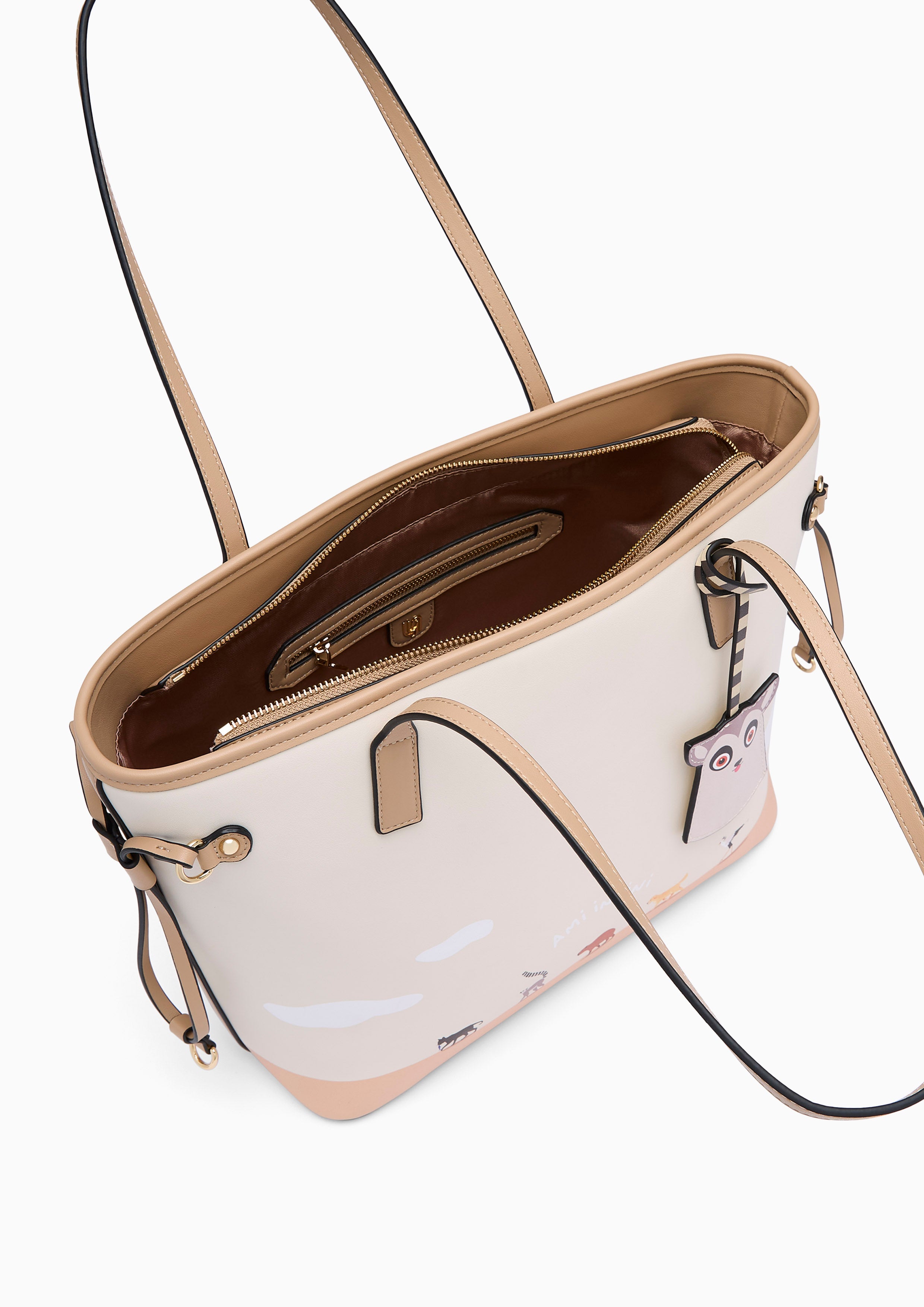 Amitie Infinite XL Tote Bag - Printed Ivory