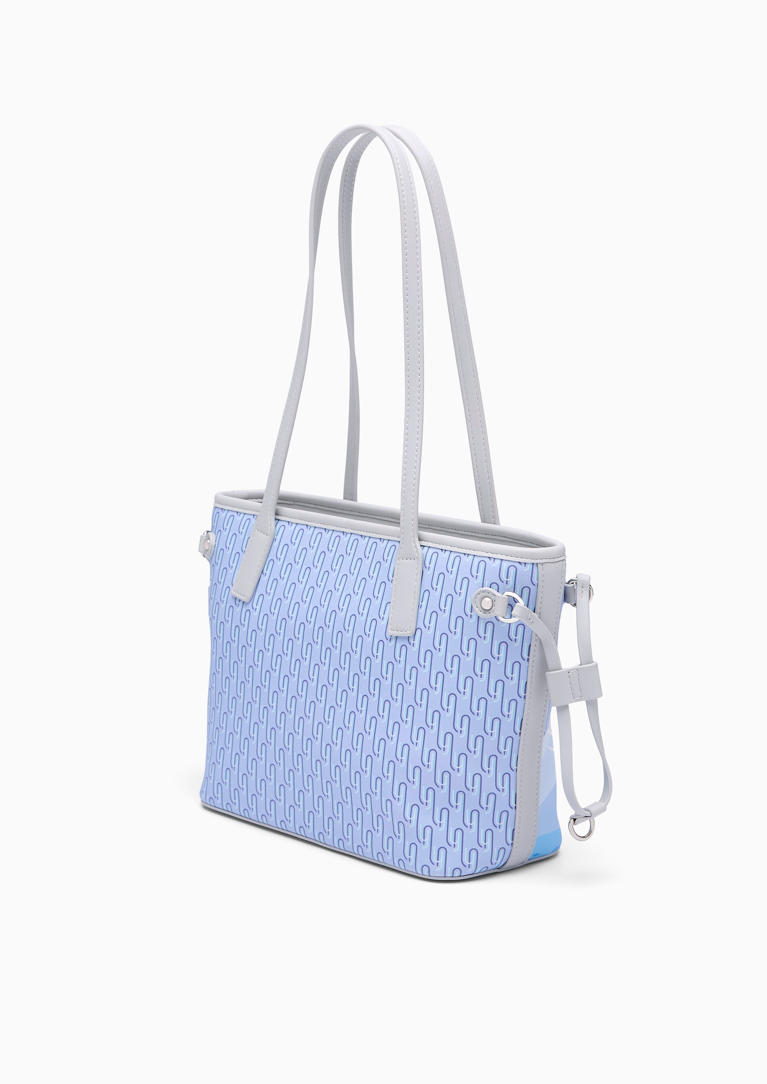 Amitie Infinite L Tote Bag - Printed Blue