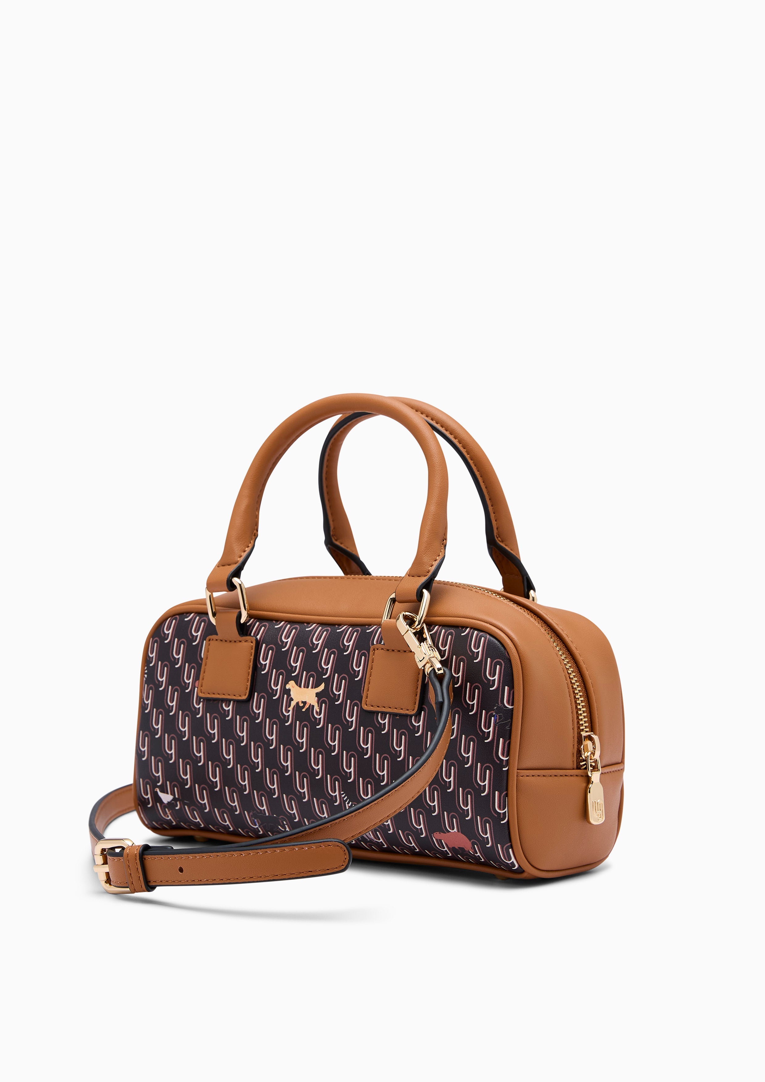 Amitie Jungle Infinite Top S Handbag - Printed Black