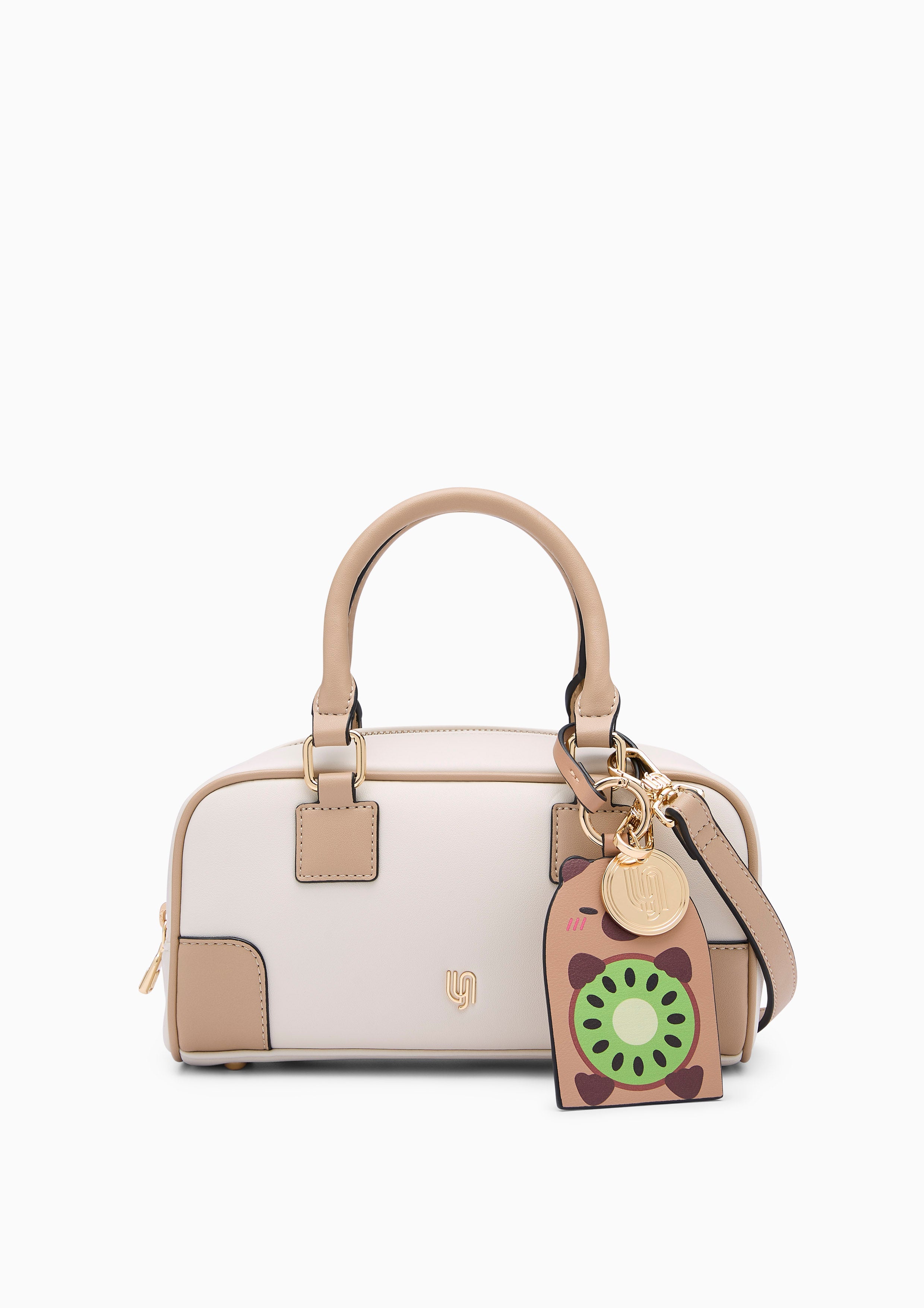 Amitie Kiwi Infinite Top Handle Handbag - Ivory