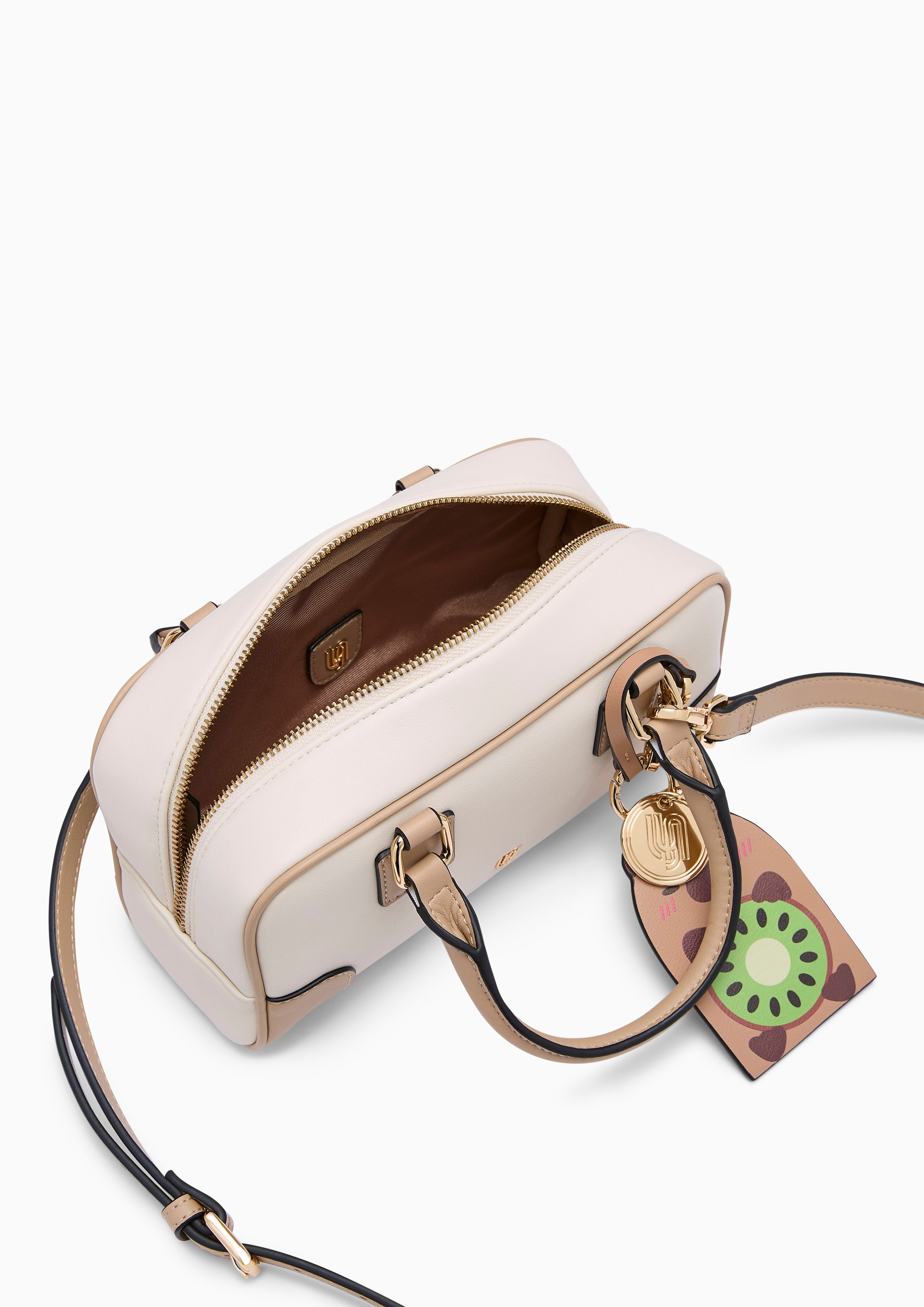 Amitie Kiwi Infinite Top Handle Handbag - Ivory