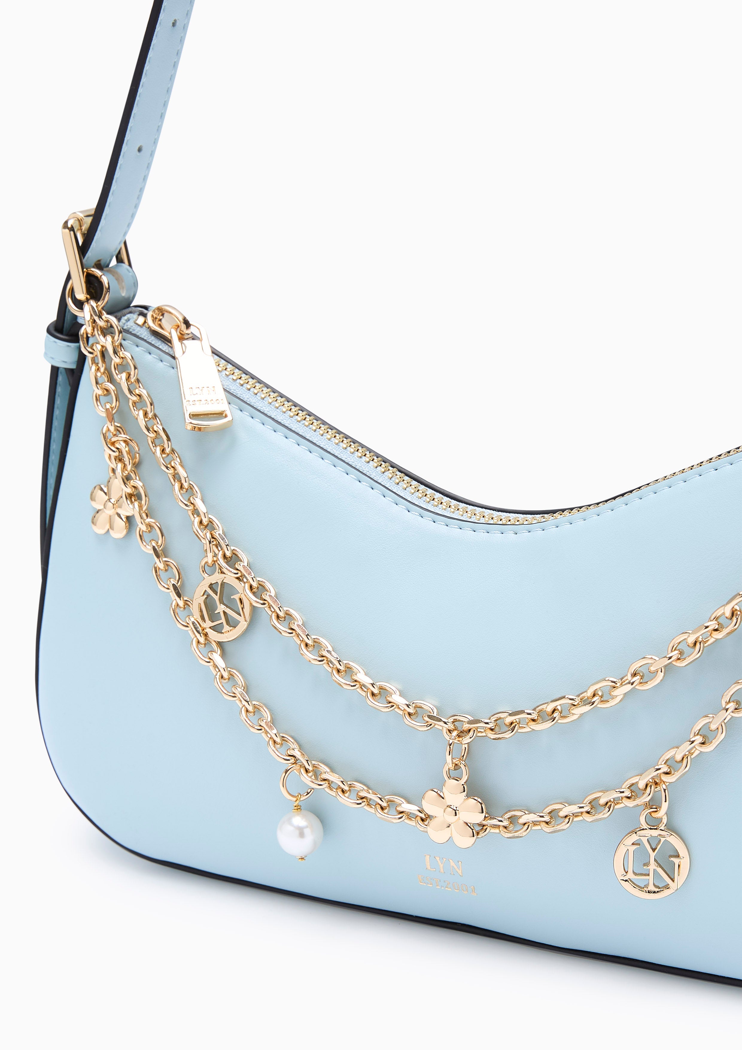 Bailey S Shoulder Bag - Light Blue