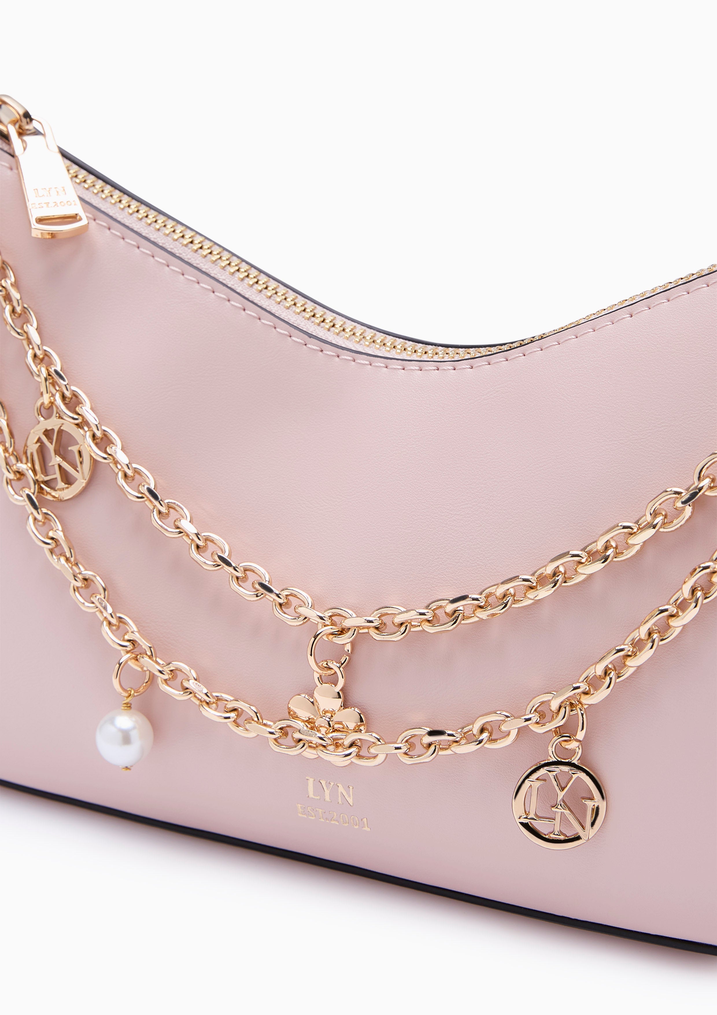 Bailey S Shoulder Bag - Light Pink