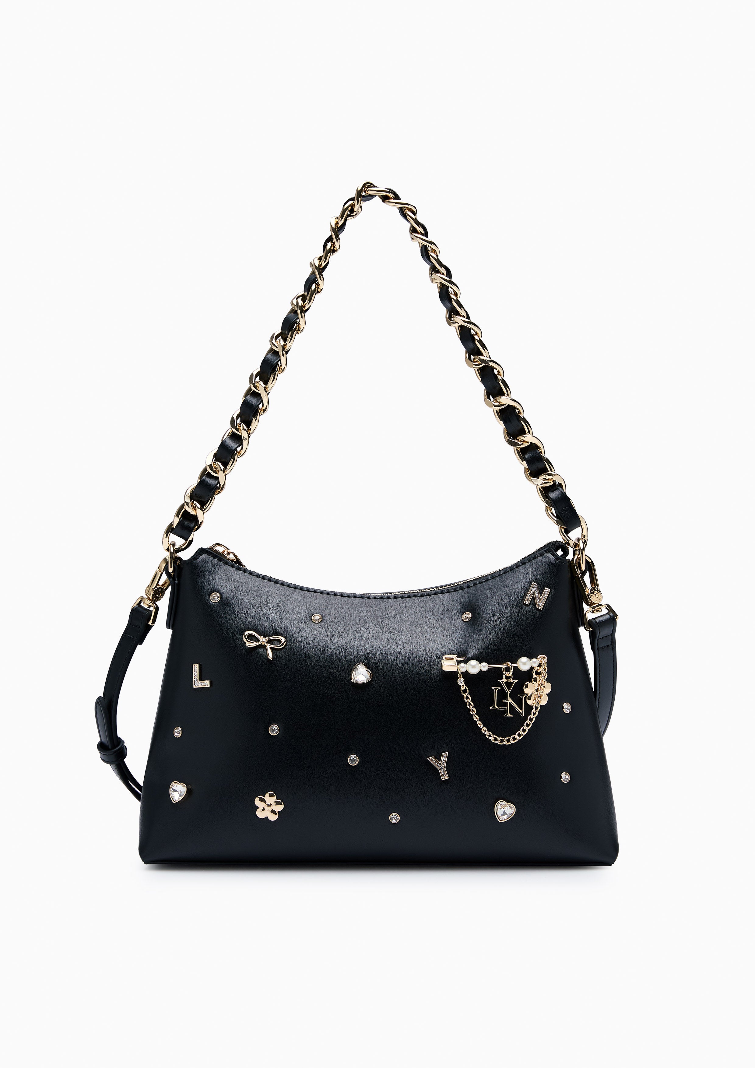 Madelynn S Shoulder Bag - Black