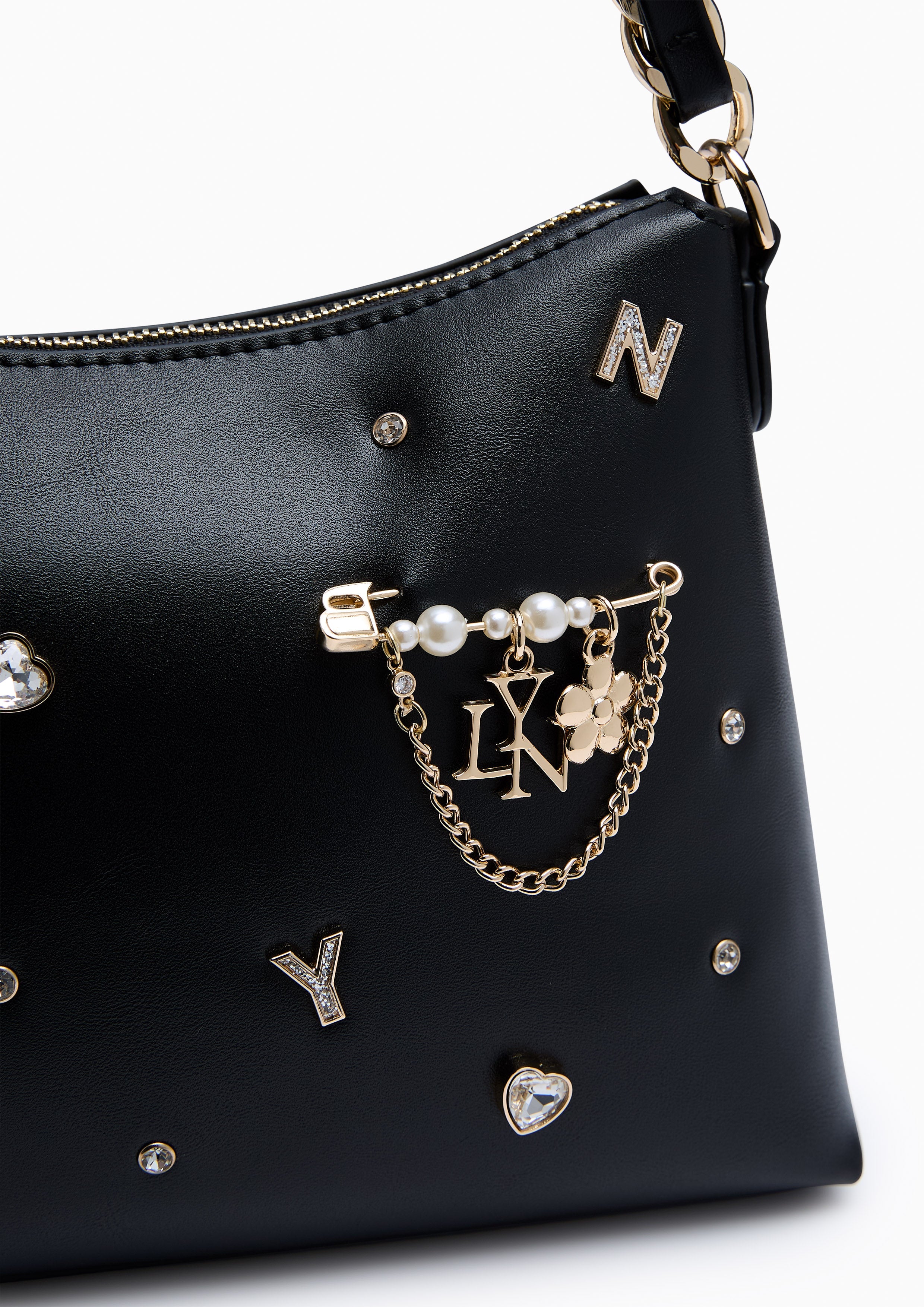 Madelynn S Shoulder Bag - Black