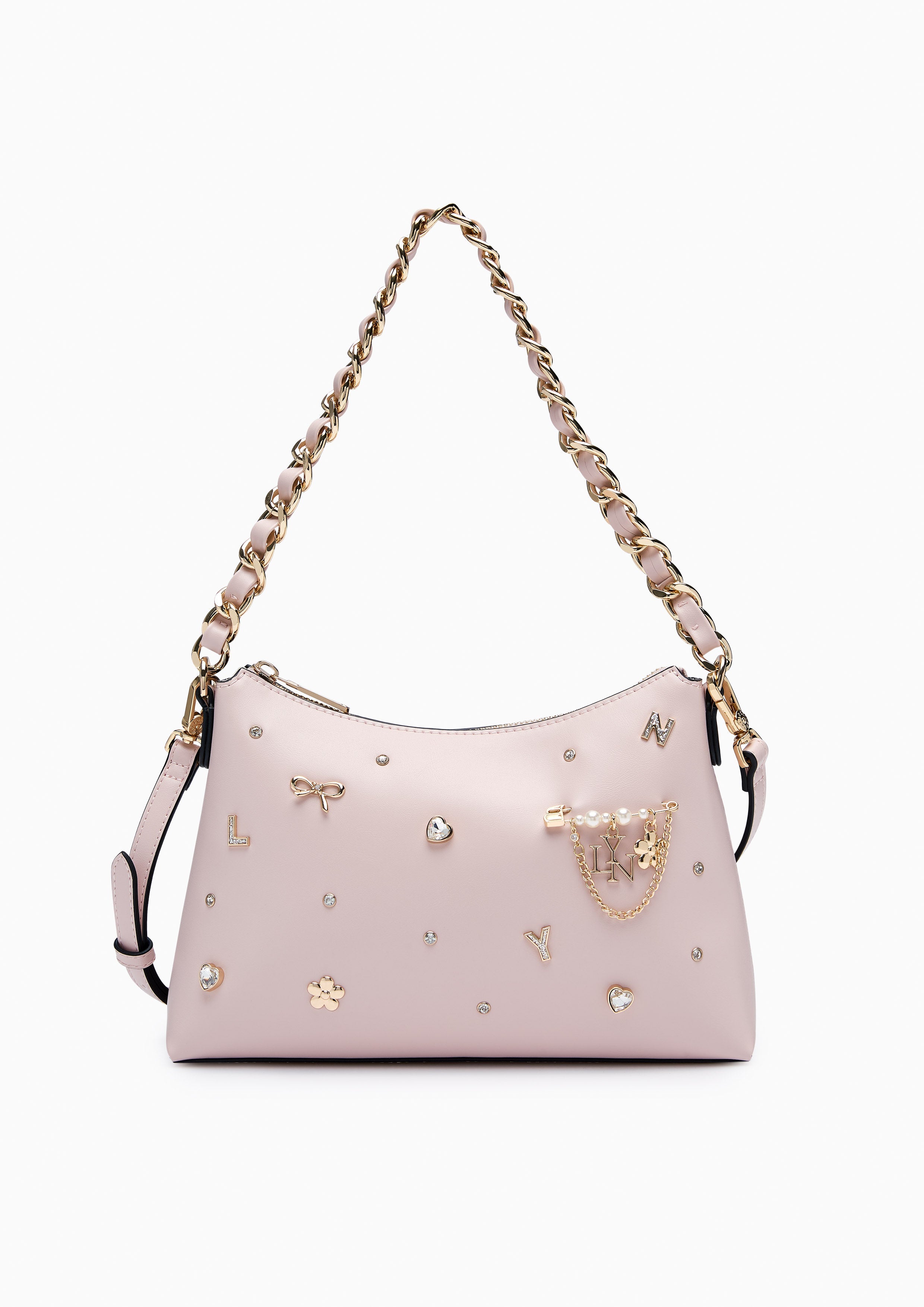 Madelynn S Shoulder Bag - Light Pink