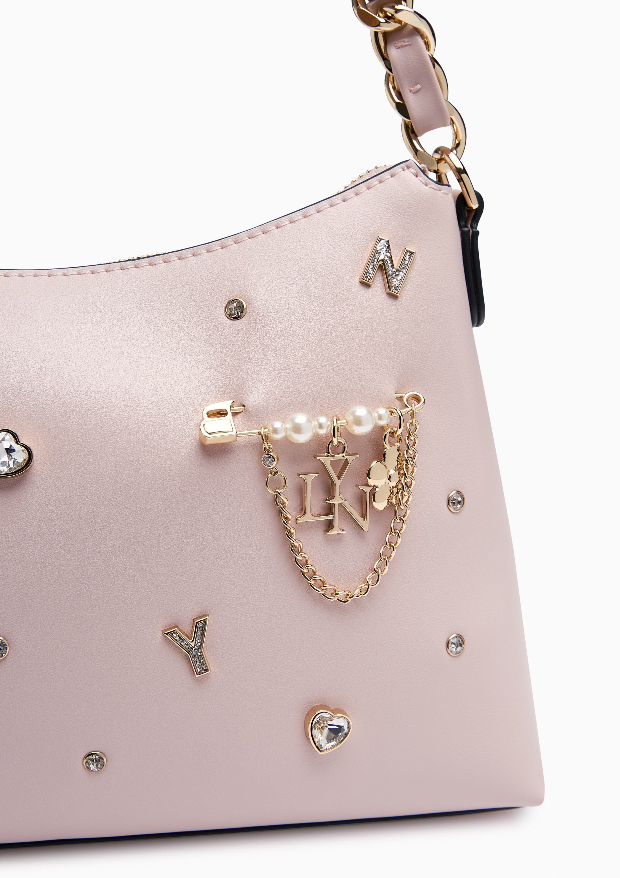 Madelynn S Shoulder Bag - Light Pink
