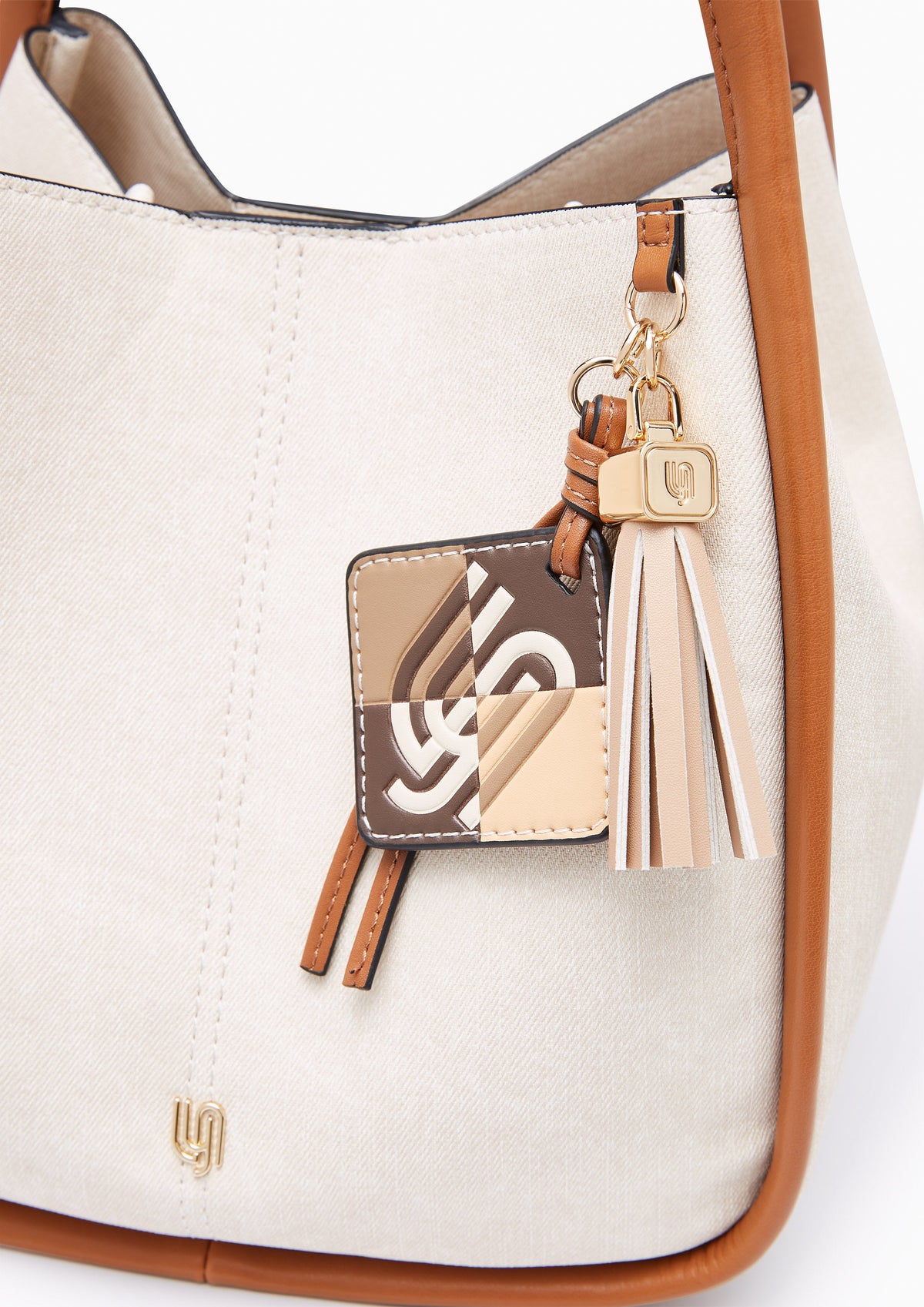 Parker Infinite L Shoulder Bag - Biege Variation 2