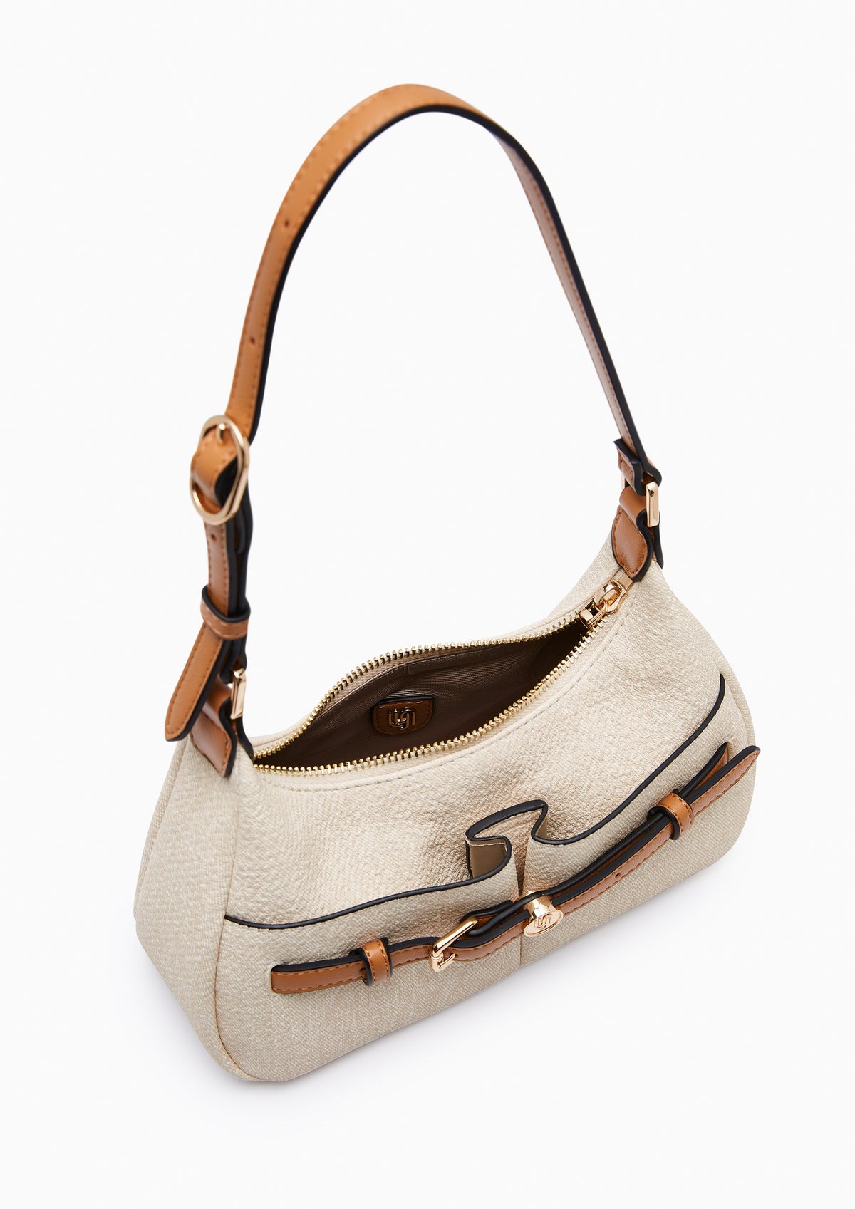 Que Infinite S Shoulder Bag - Biege Variation 2