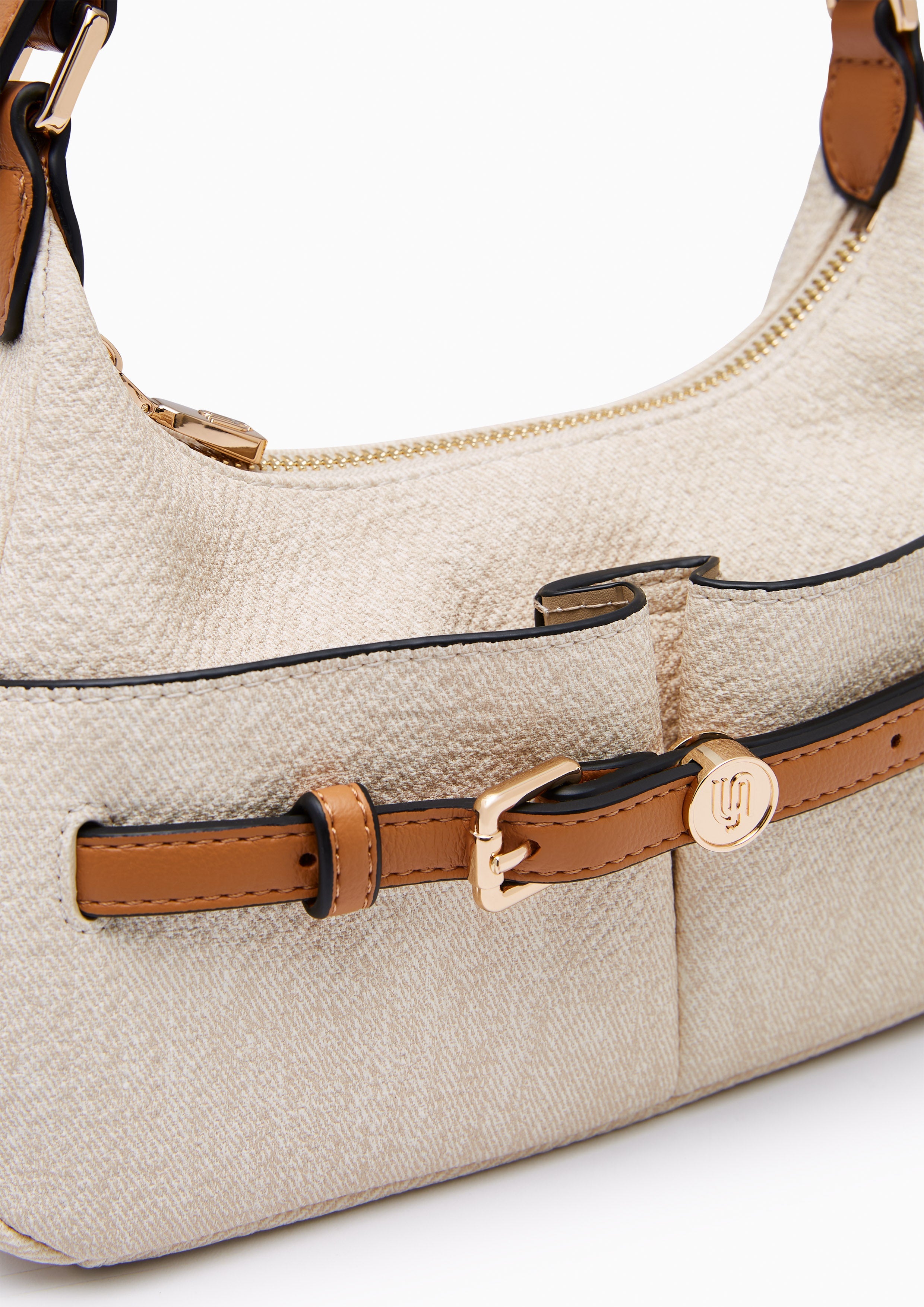 Que Infinite S Shoulder Bag - Biege Variation 2