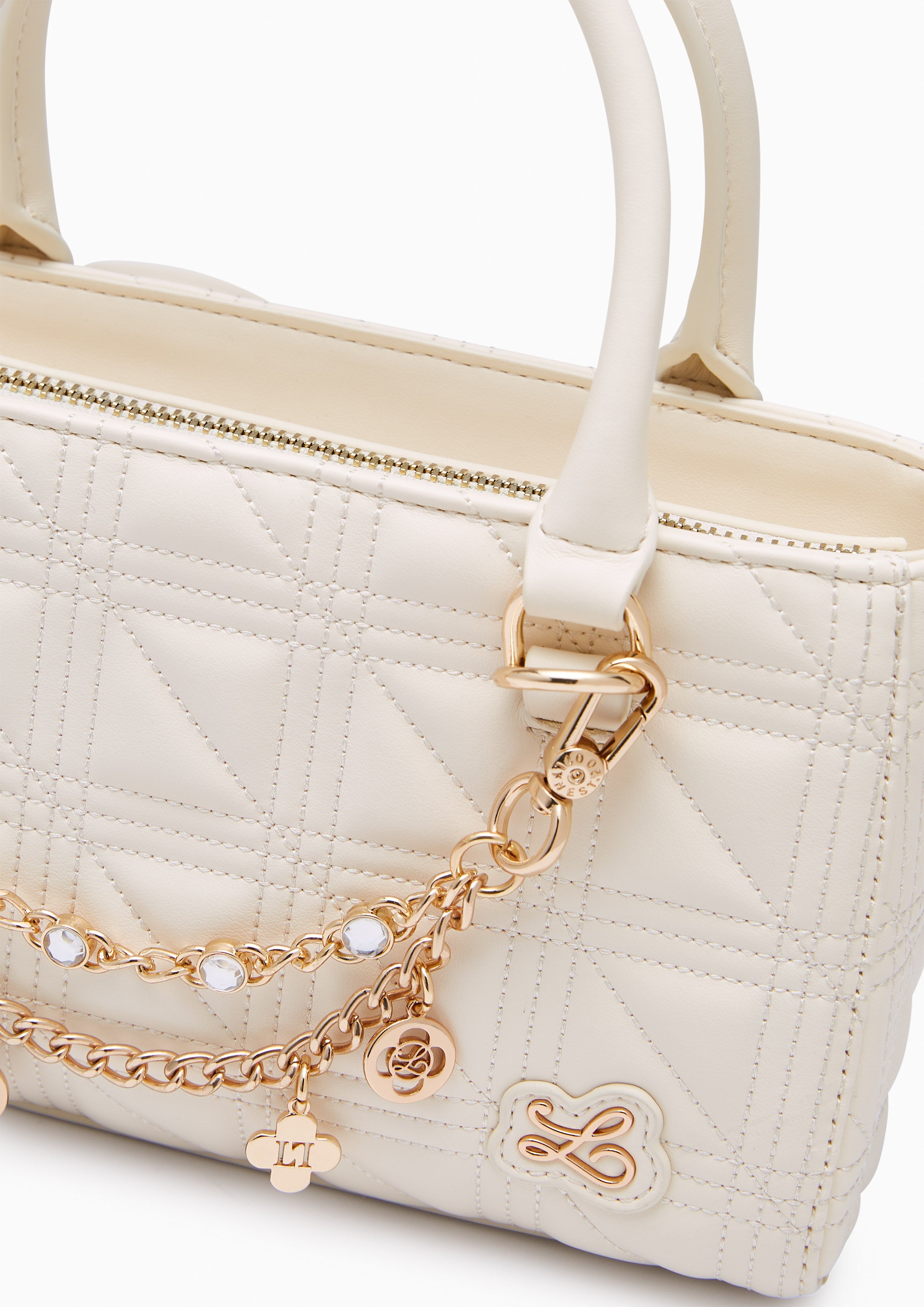A-Ra Top Handle S Handbag - Ivory