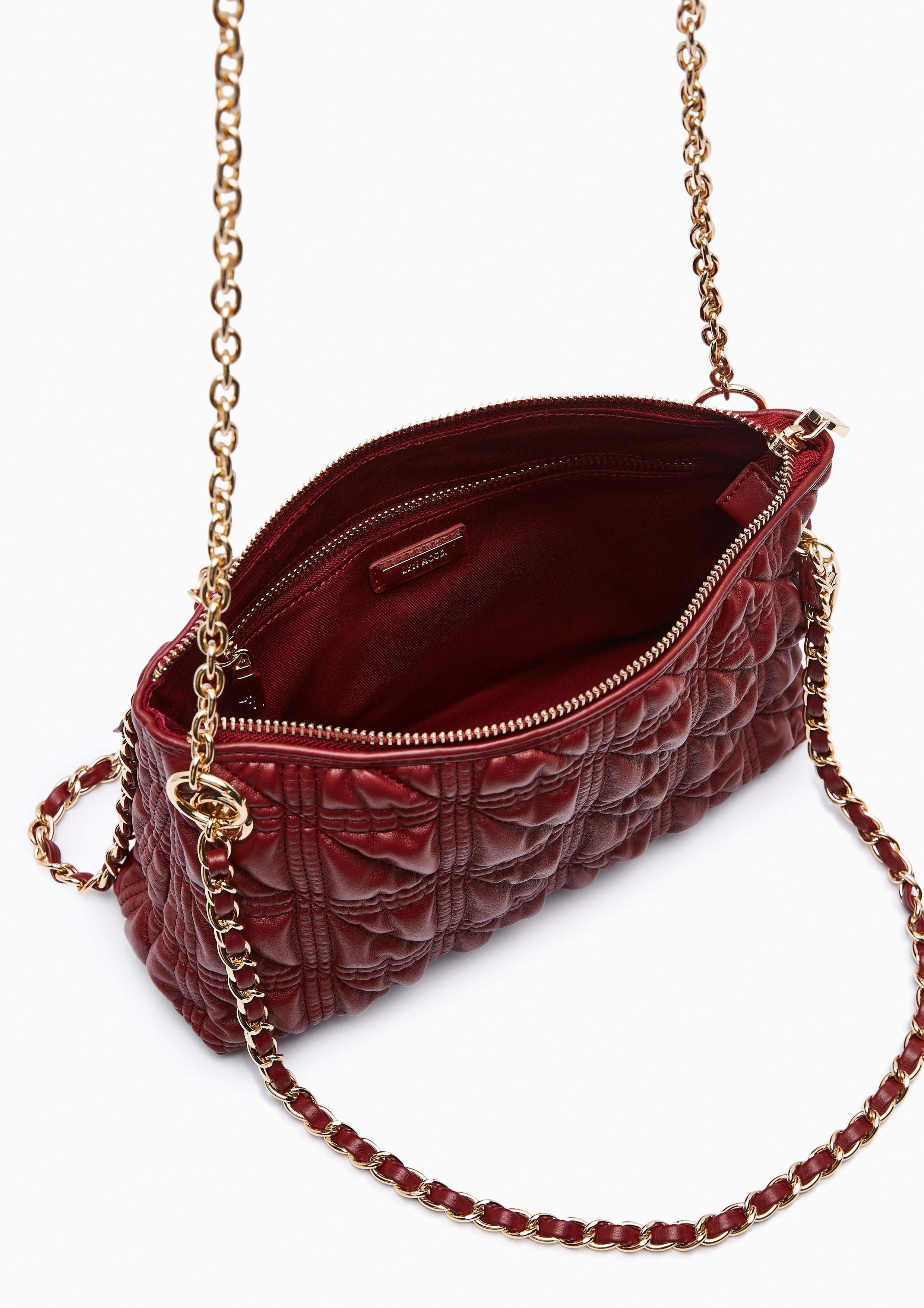 Panini S Shoulder Bag - Dark Red