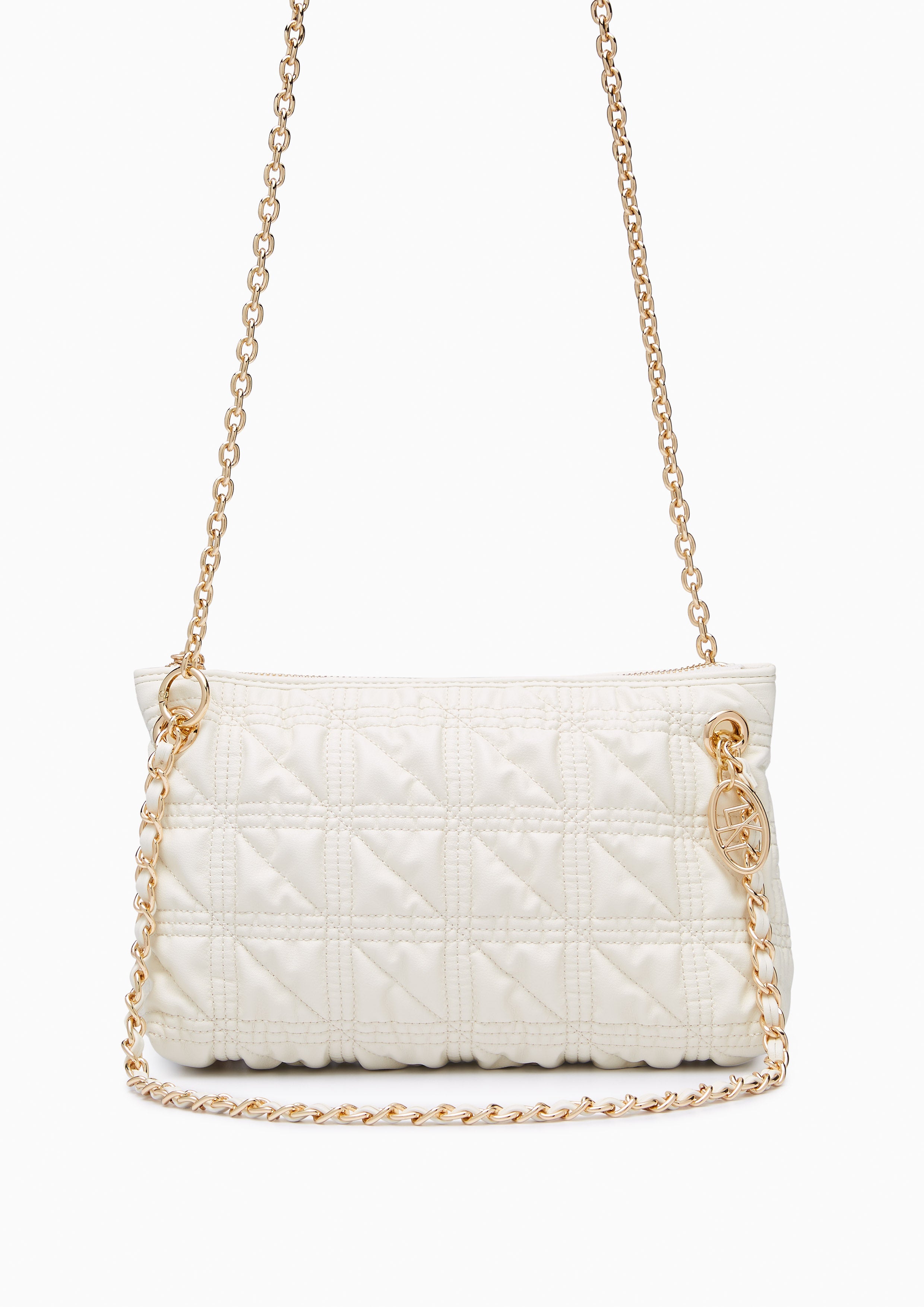 Panini S Shoulder Bag - Ivory