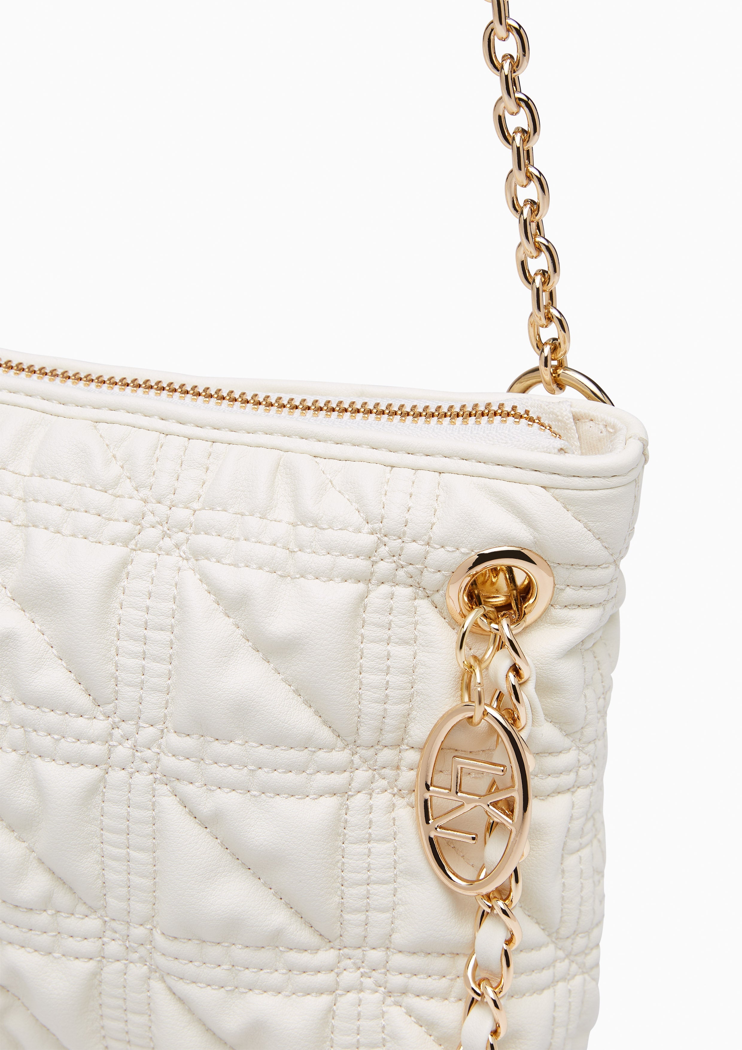 Panini S Shoulder Bag - Ivory