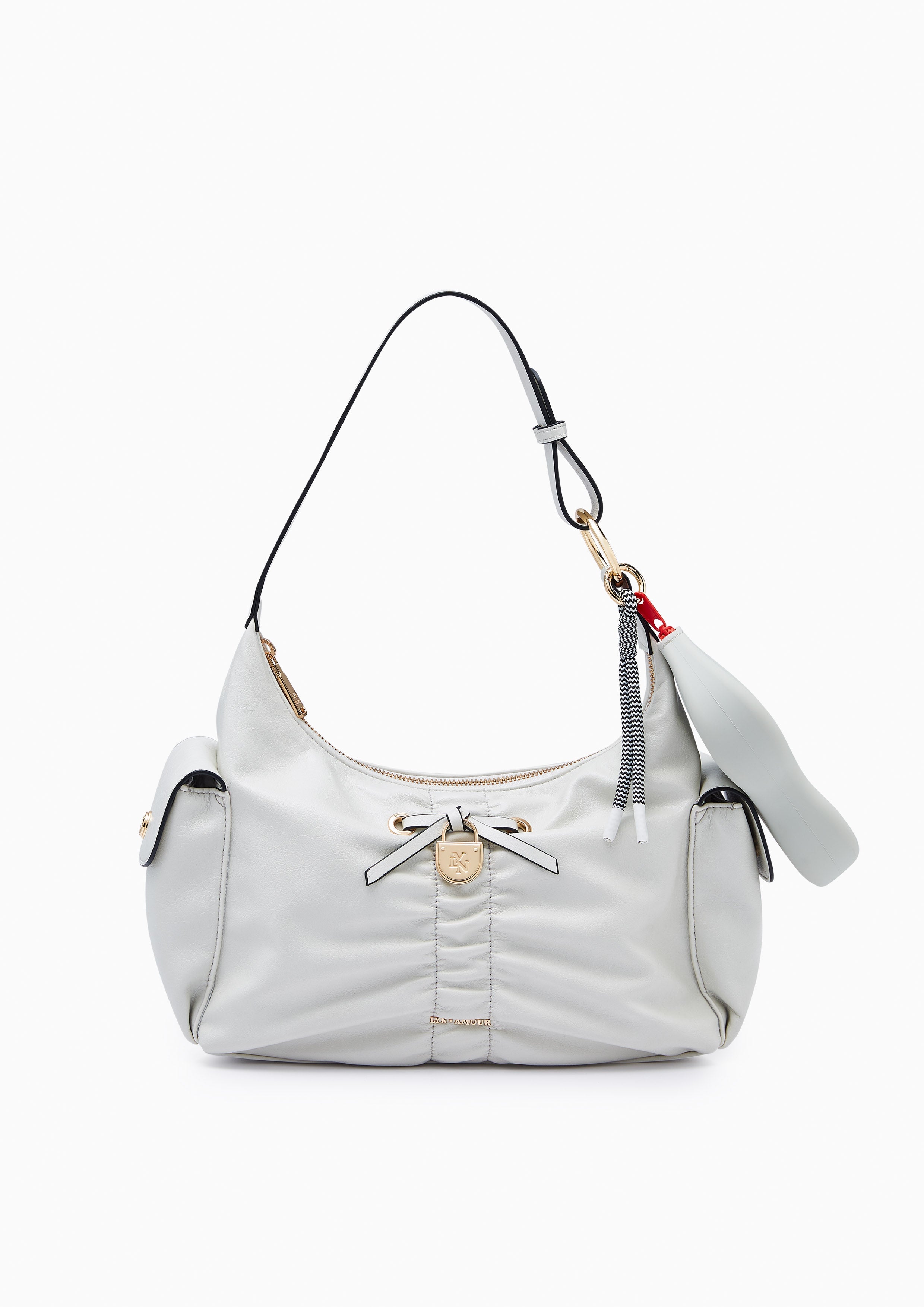 Avalyn M Shoulder Bag - Light Grey