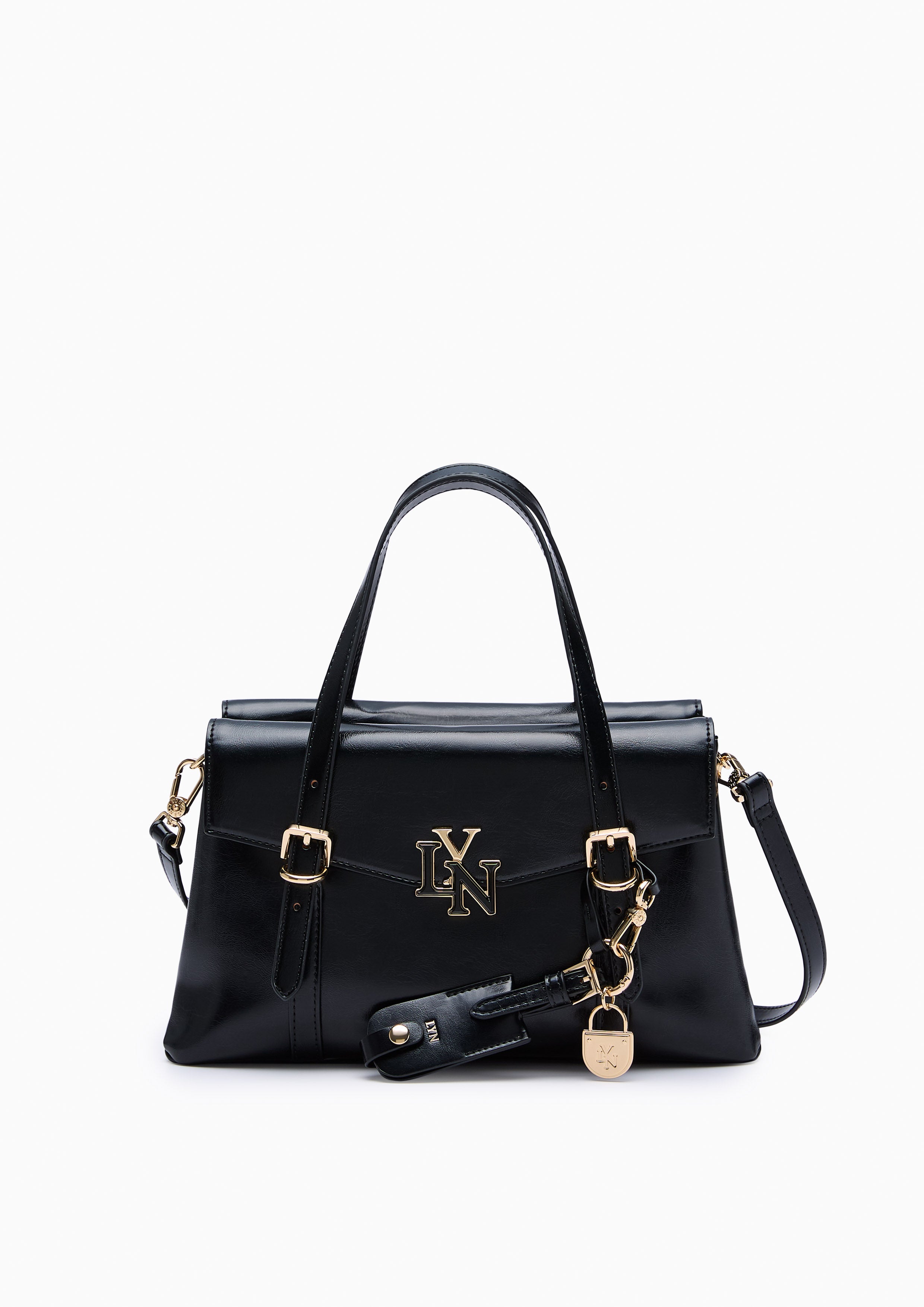 Lenae Top Handle M Handbag - Black