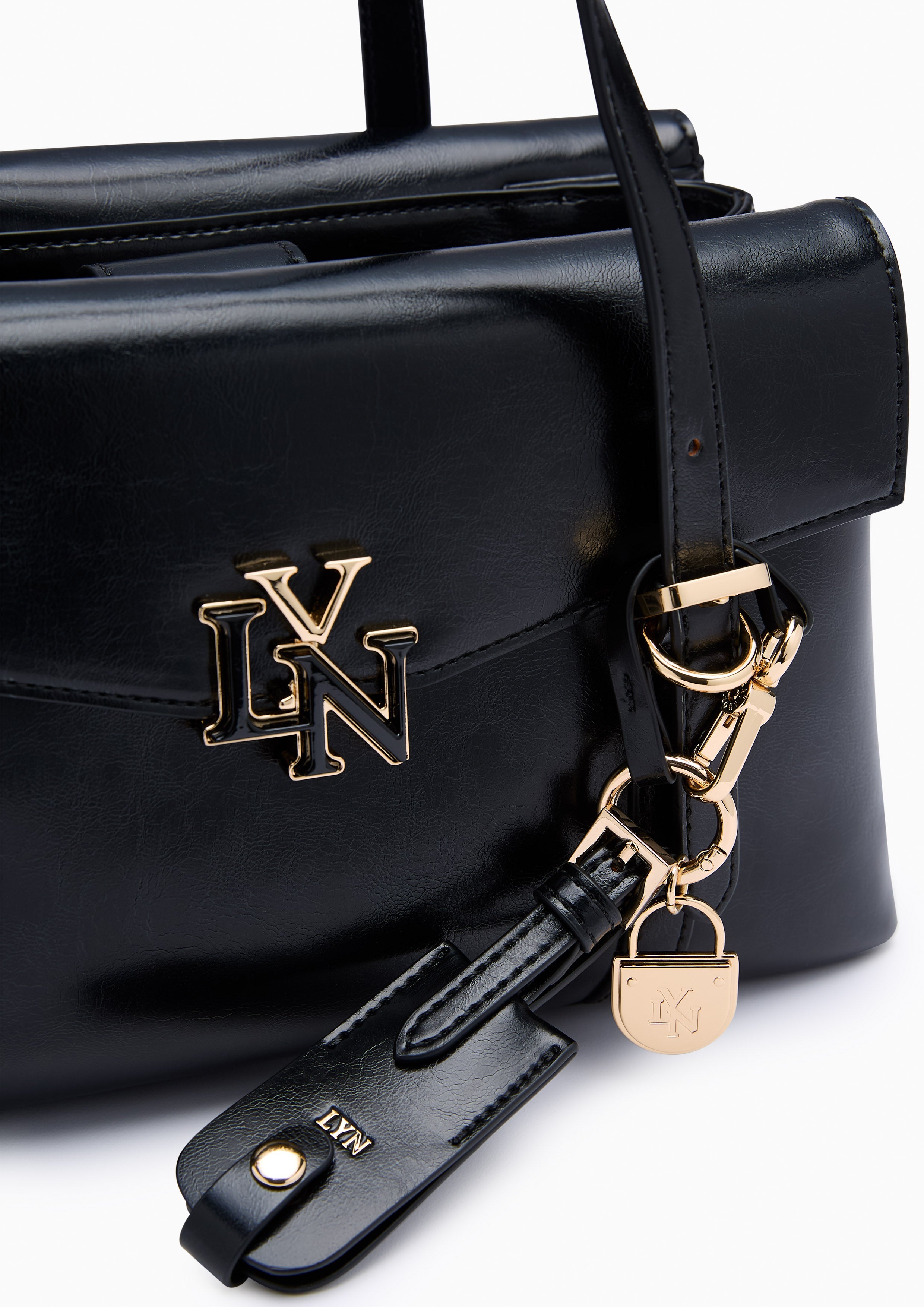 Lenae Top Handle M Handbag - Black