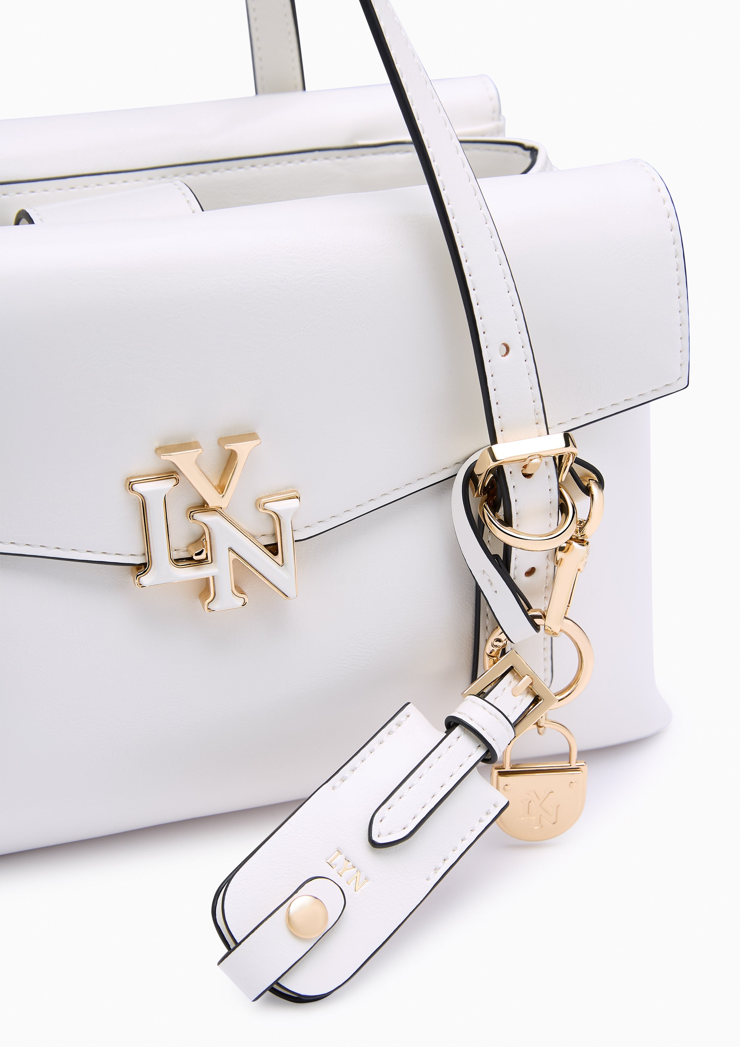 Lenae Top Handle M Handbag - Ivory