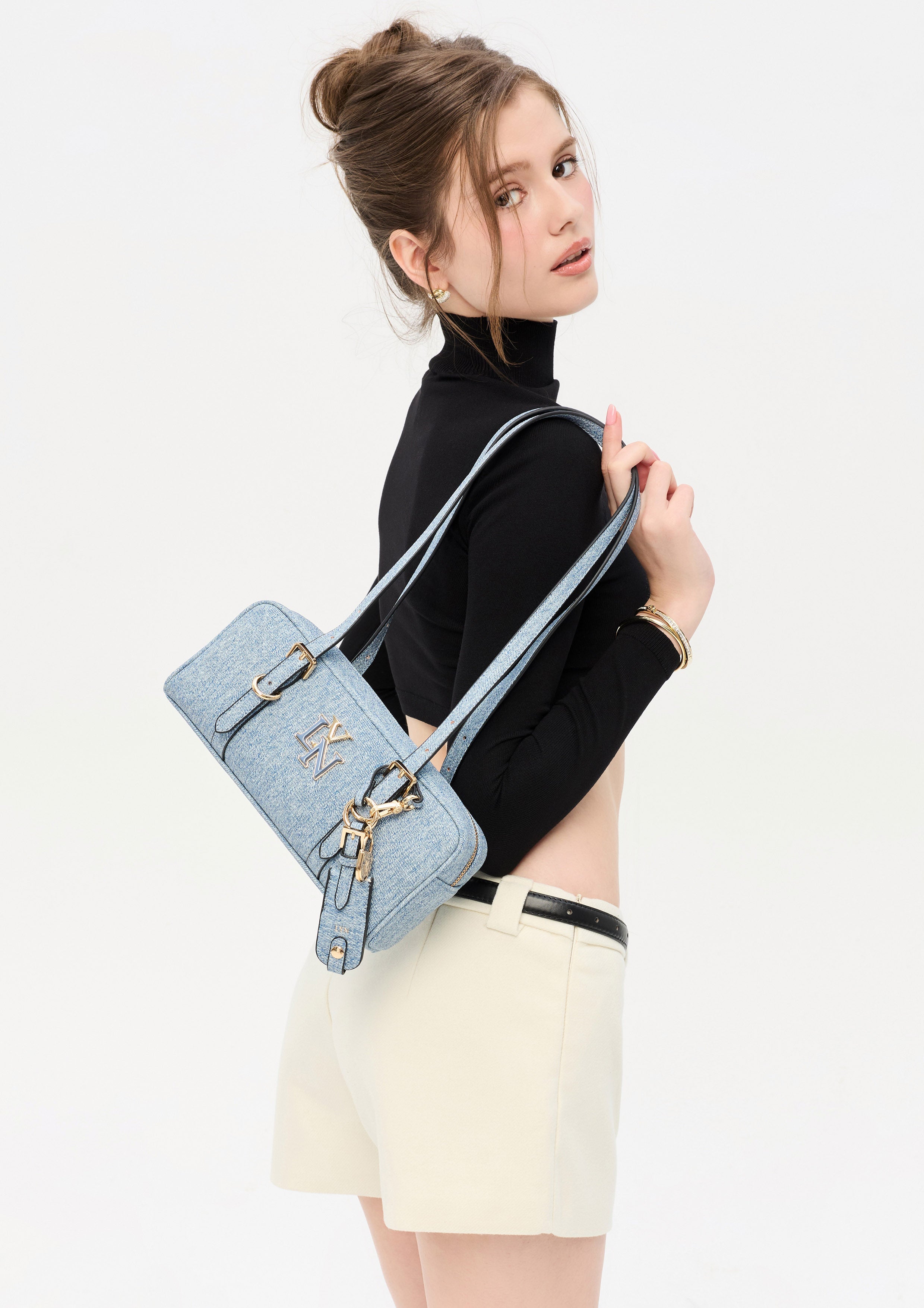 Lenae S Shoulder Bag - Blue Variation 2