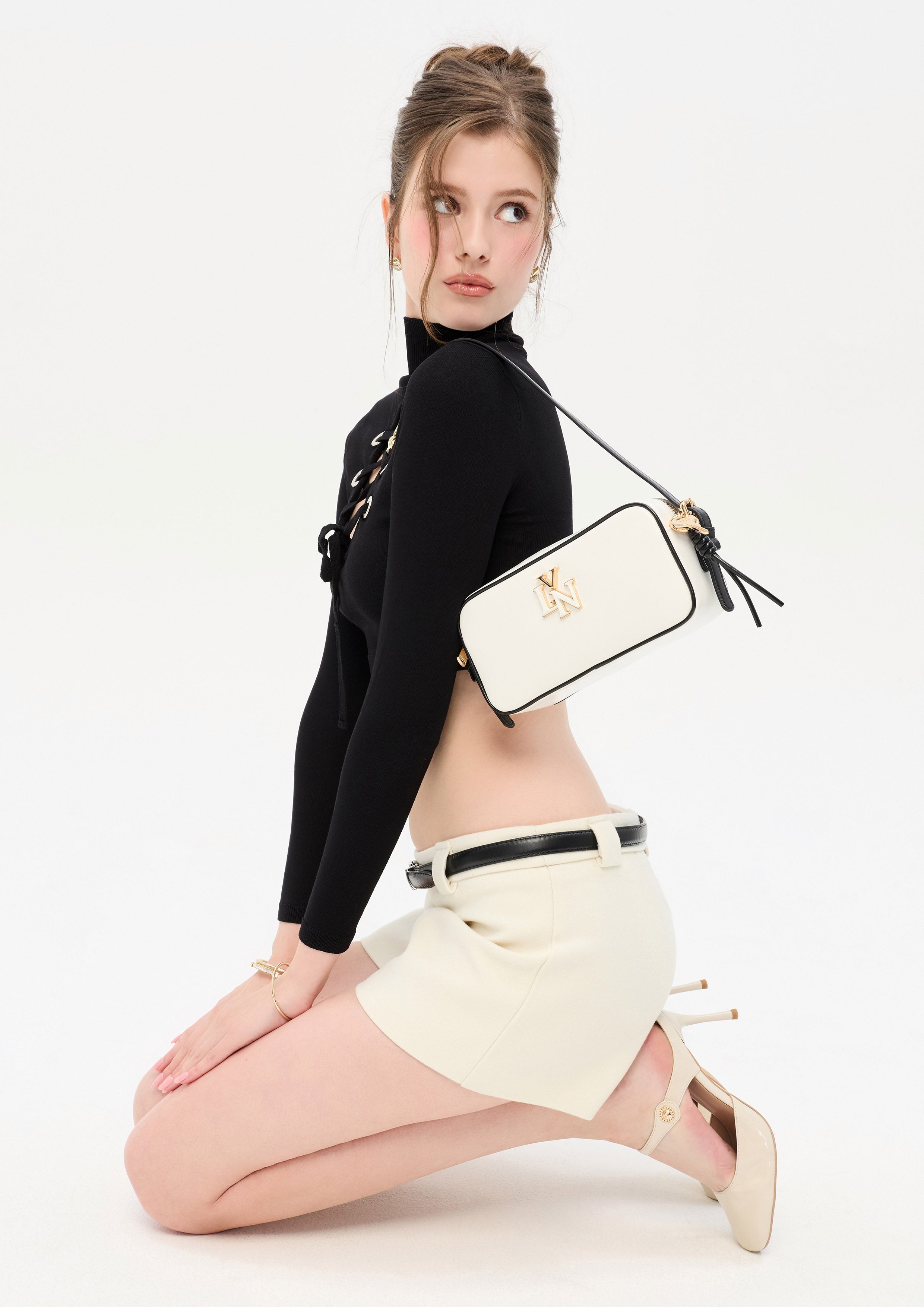 Lenae S Shoulder Bag - White