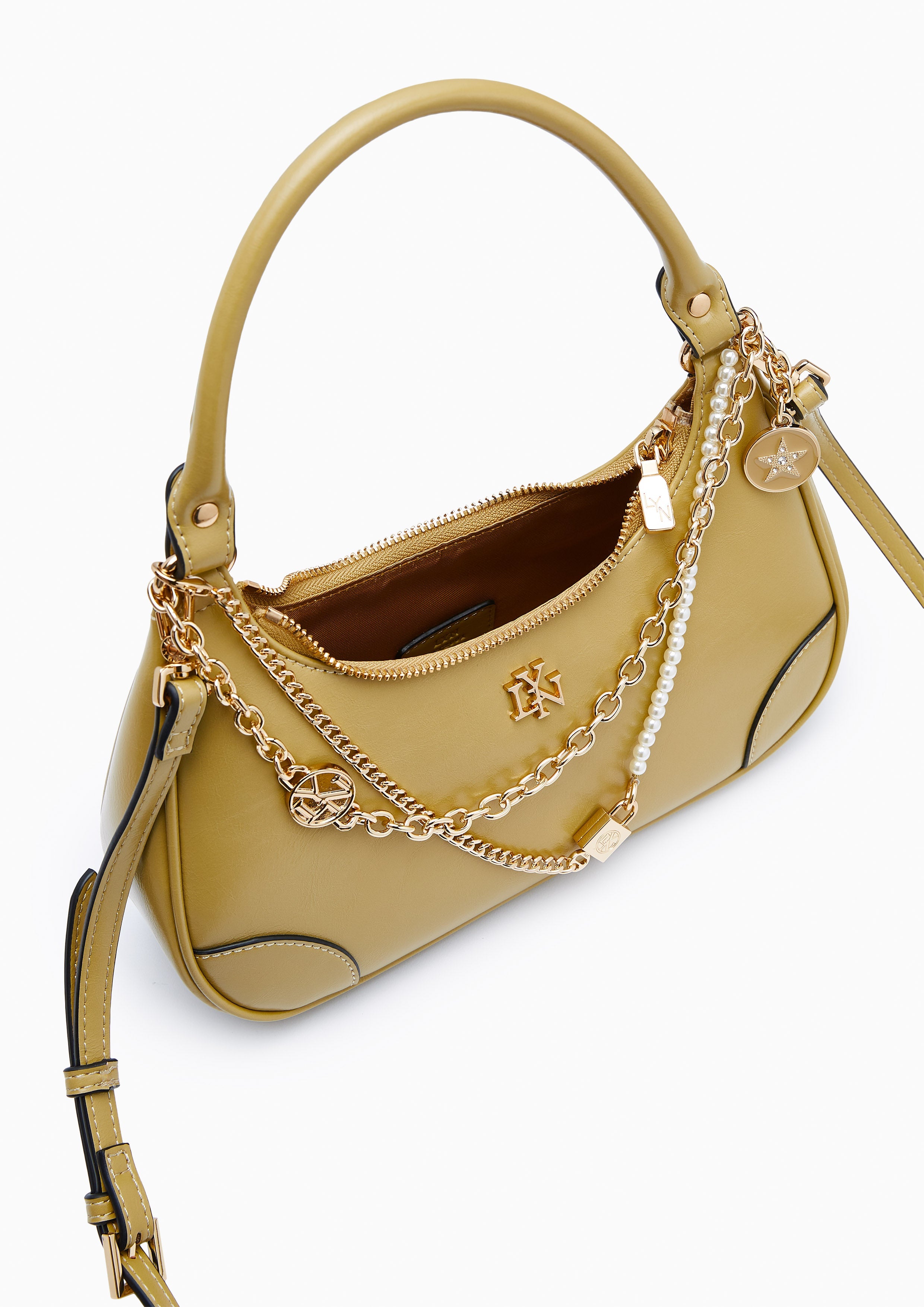 Milly M Shoulder Bag - Dark Yellow