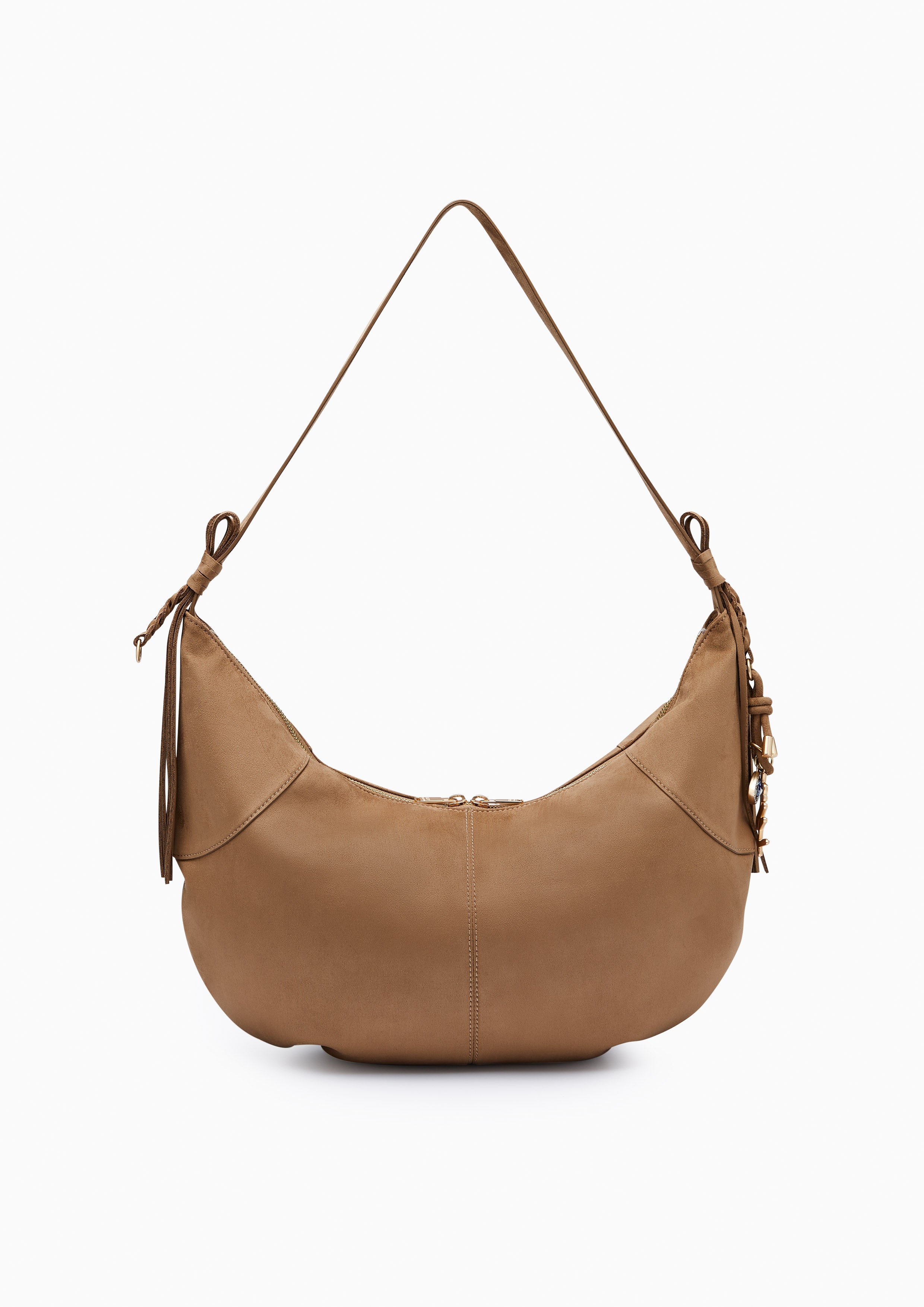 Evilly Hobo L Shoulder Bag - Taupe