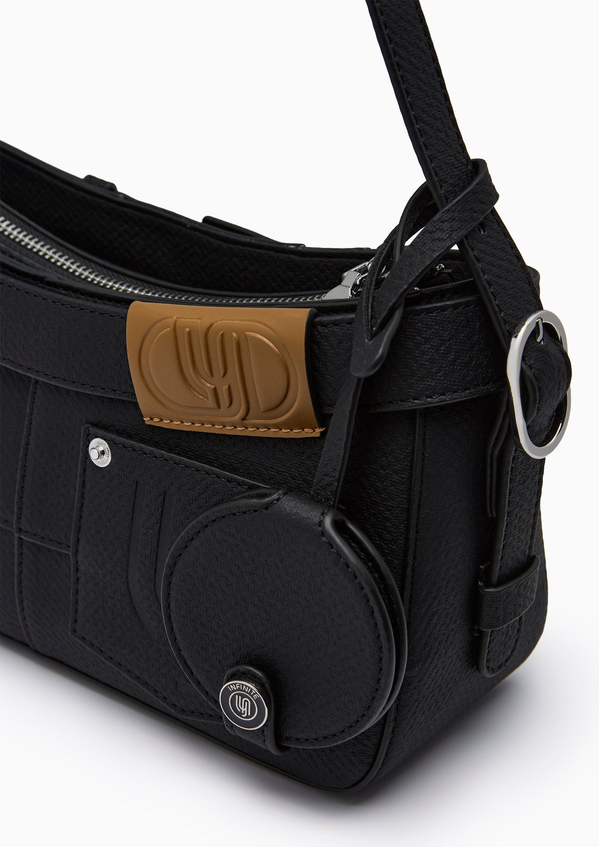Texas Infinite M Shoulder Bag - Black