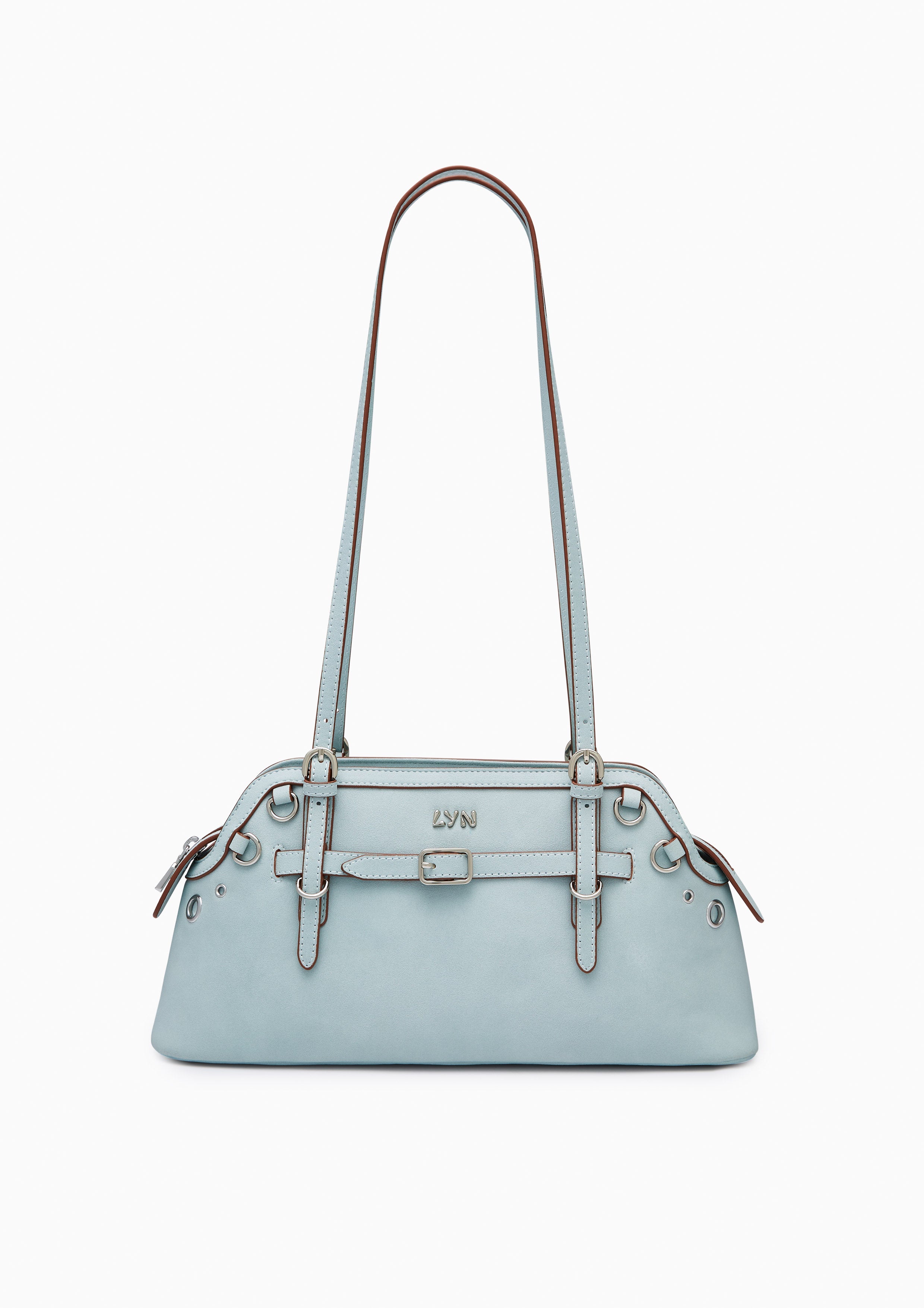 Bibbo M Shoulder Bag - Light Grey