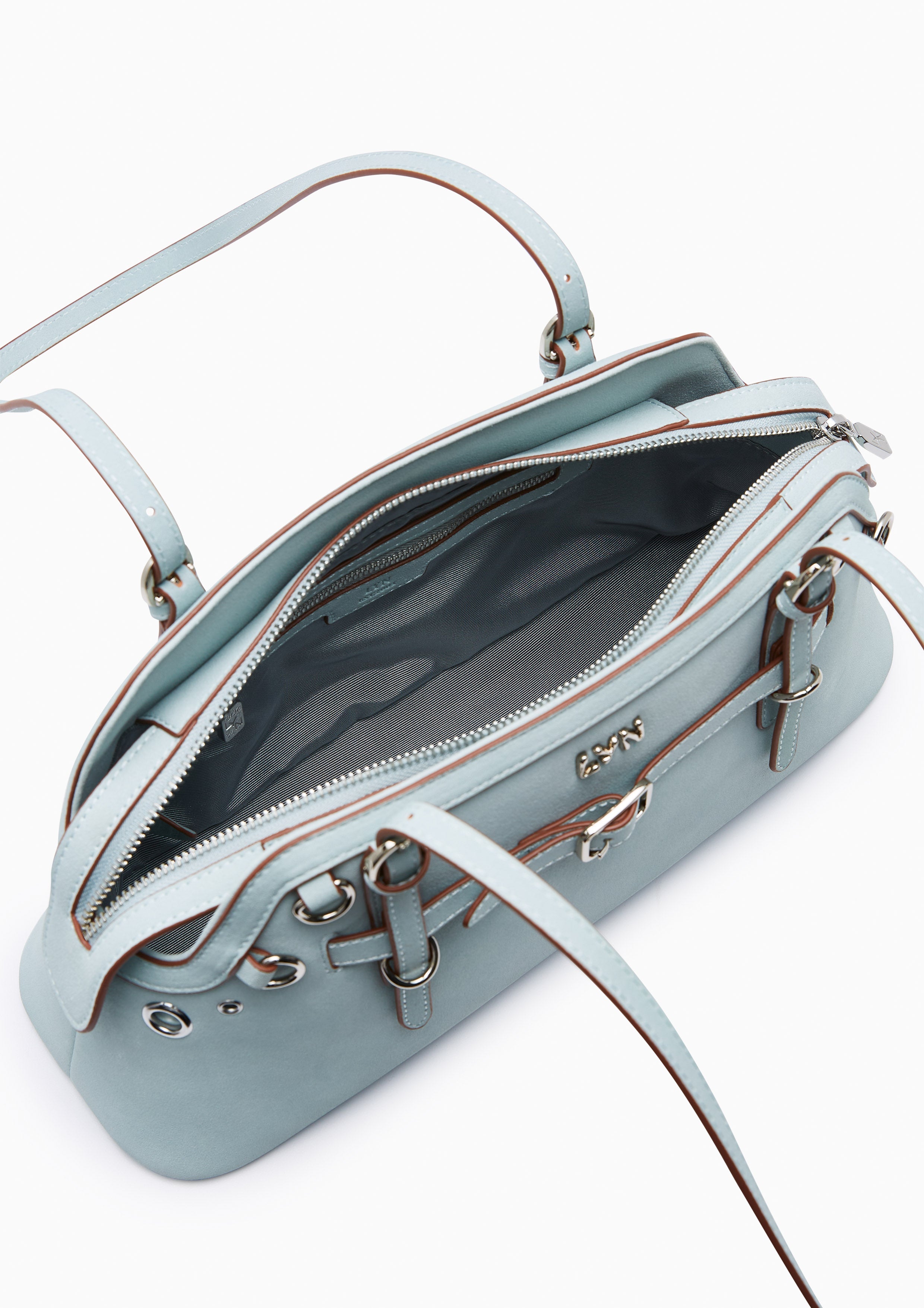 Bibbo M Shoulder Bag - Light Grey