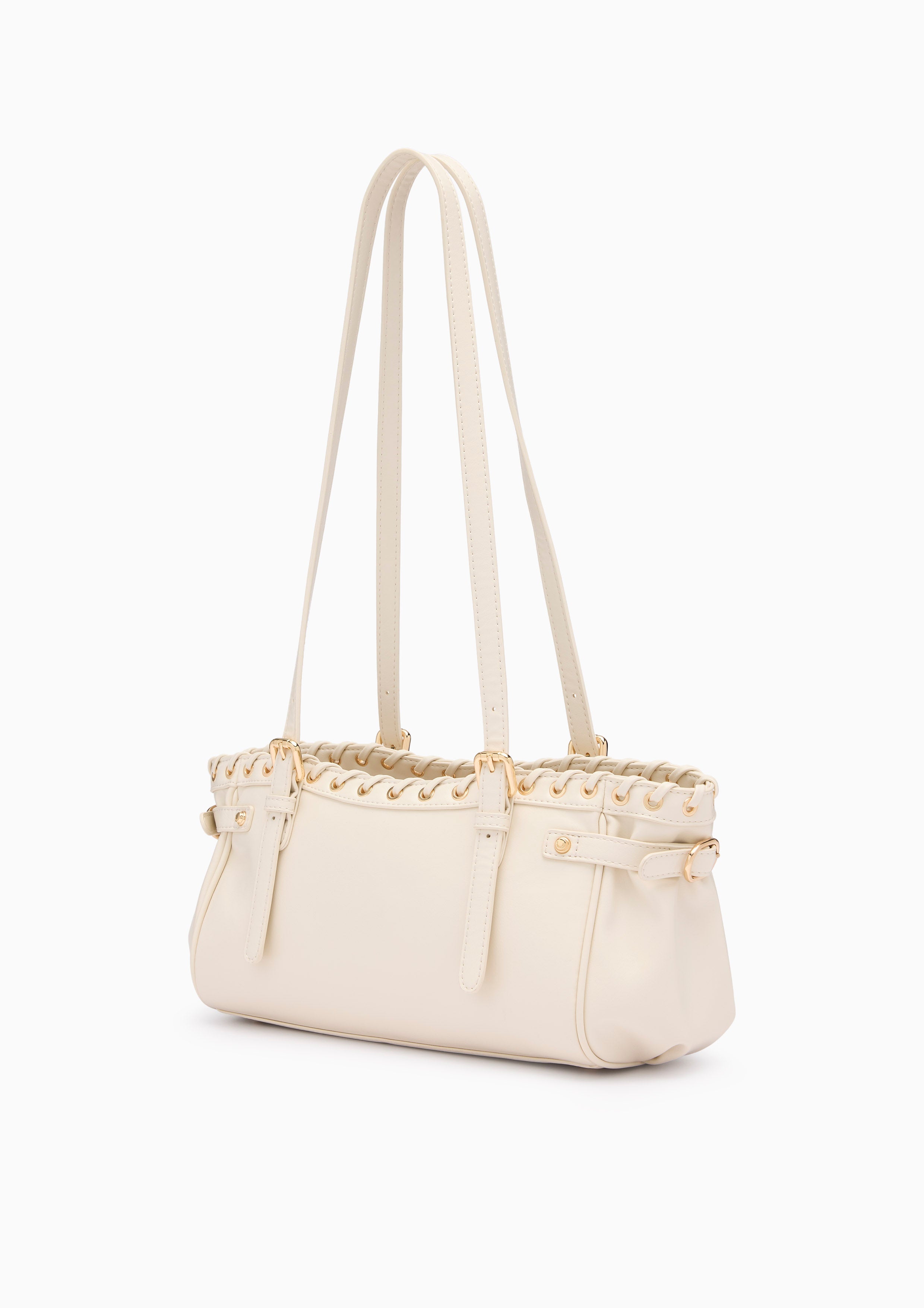 Bigga M Shoulder Bag - Light Grey