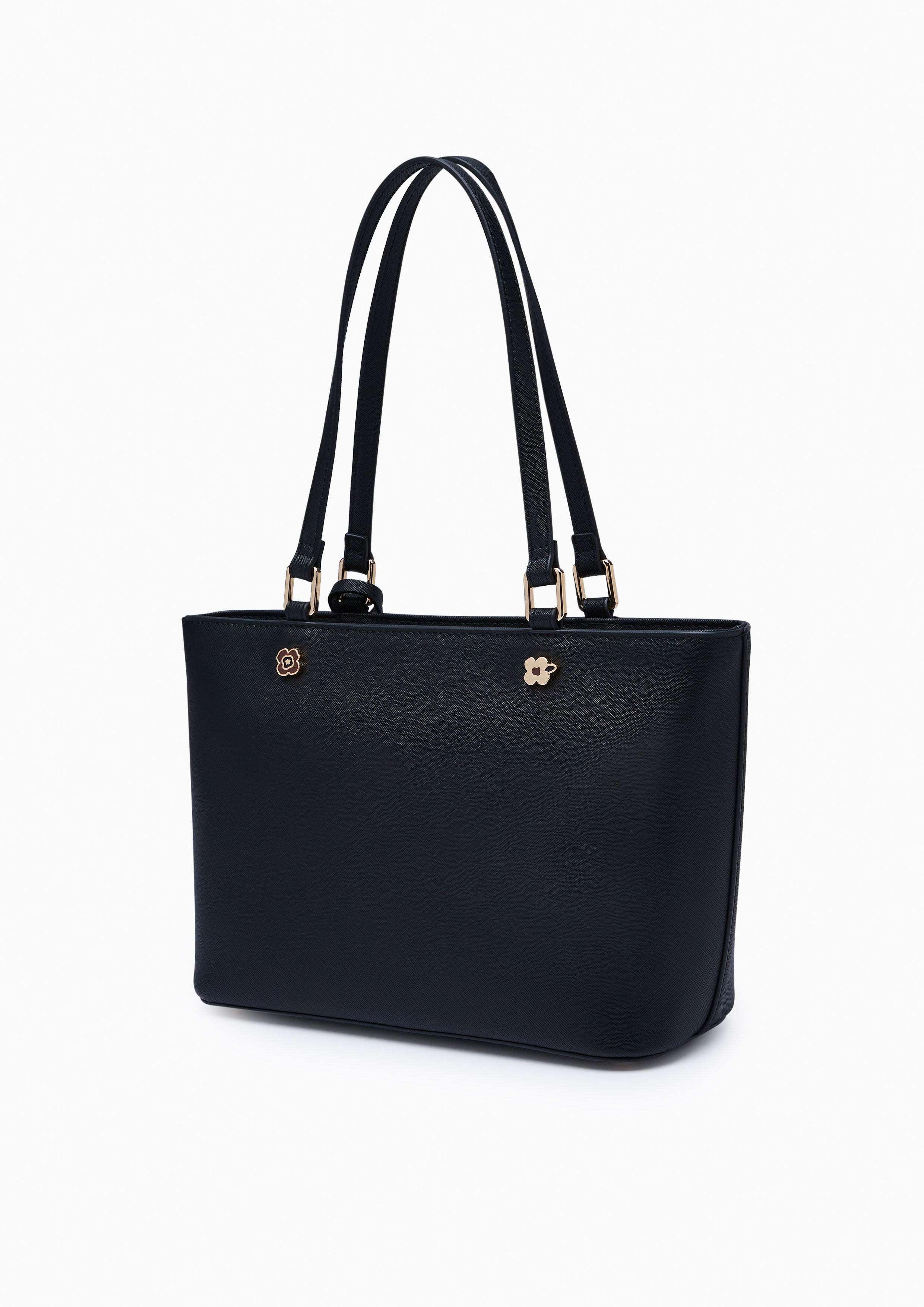 Poppy Print Carina M Tote Bag - Black