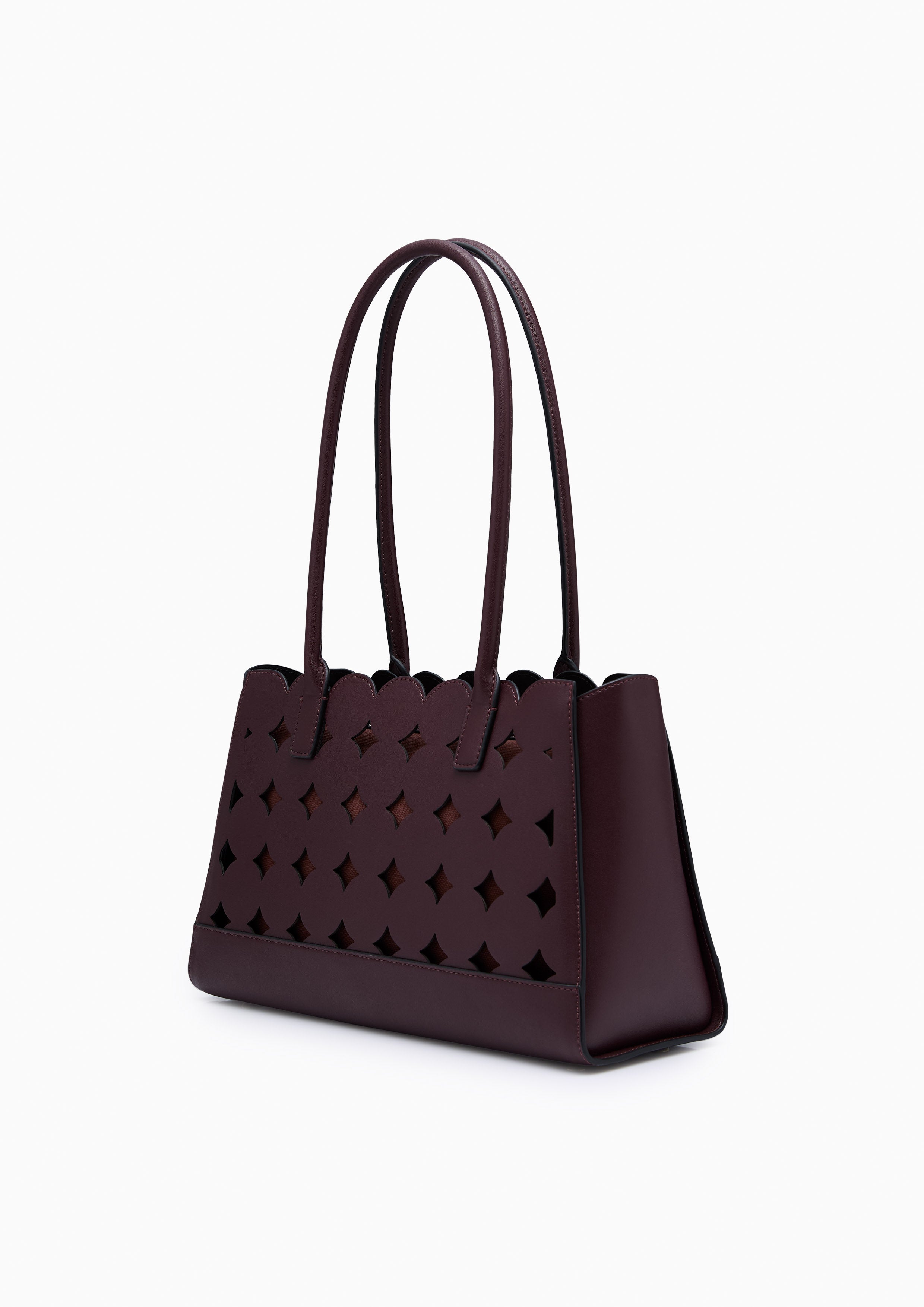 Abeny Infinite L Tote Bag - Dark Red