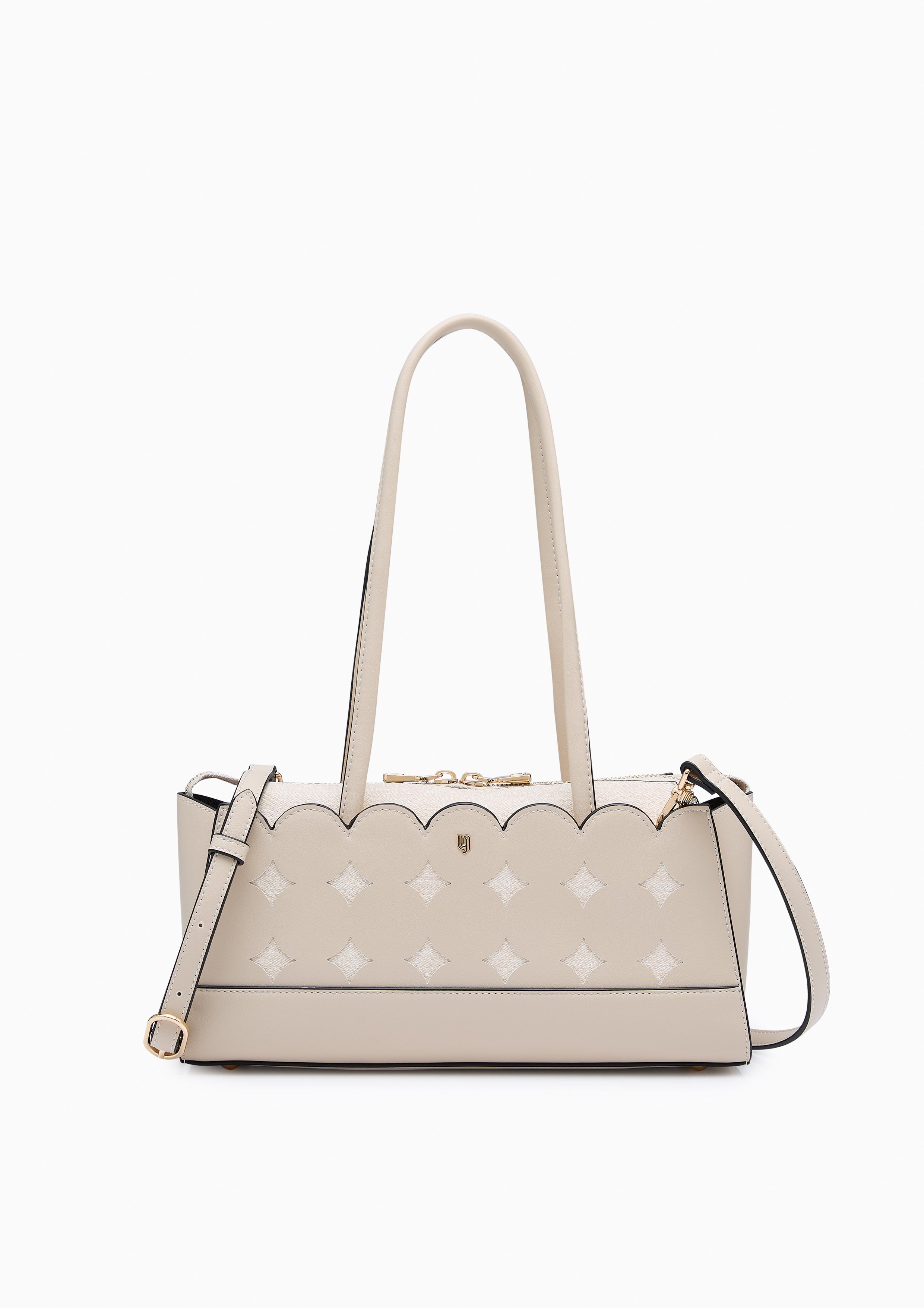 Abeny Infinite M Shoulder Bag - Light Beige