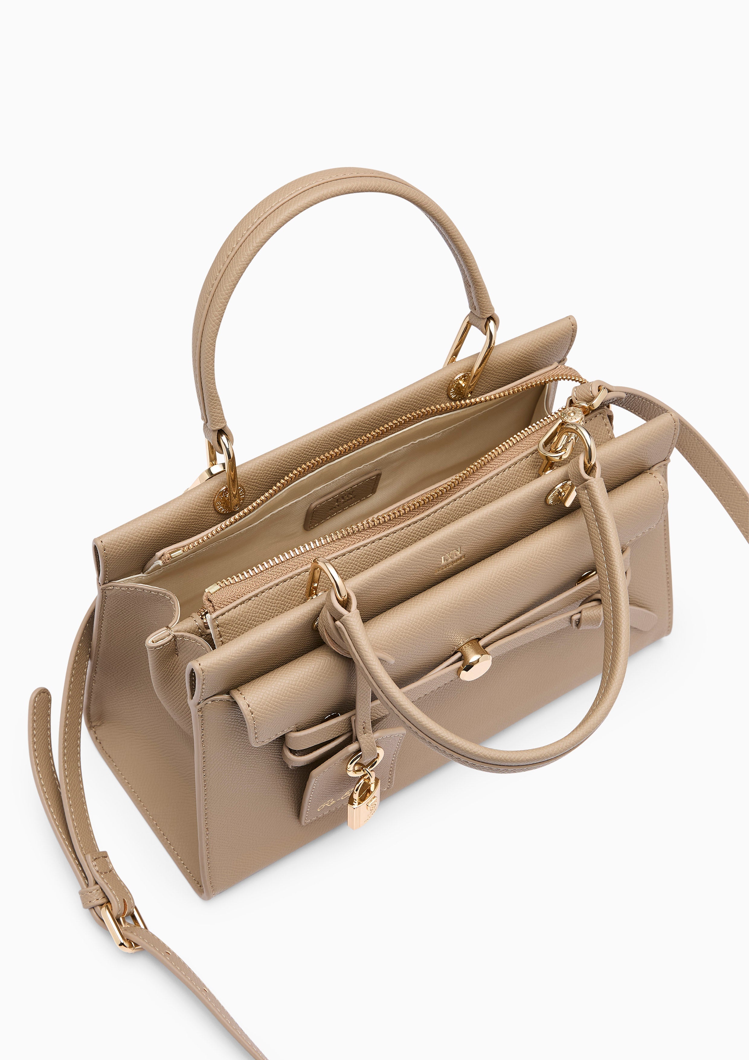 Anderson Solace M Handbag - Dark Beige