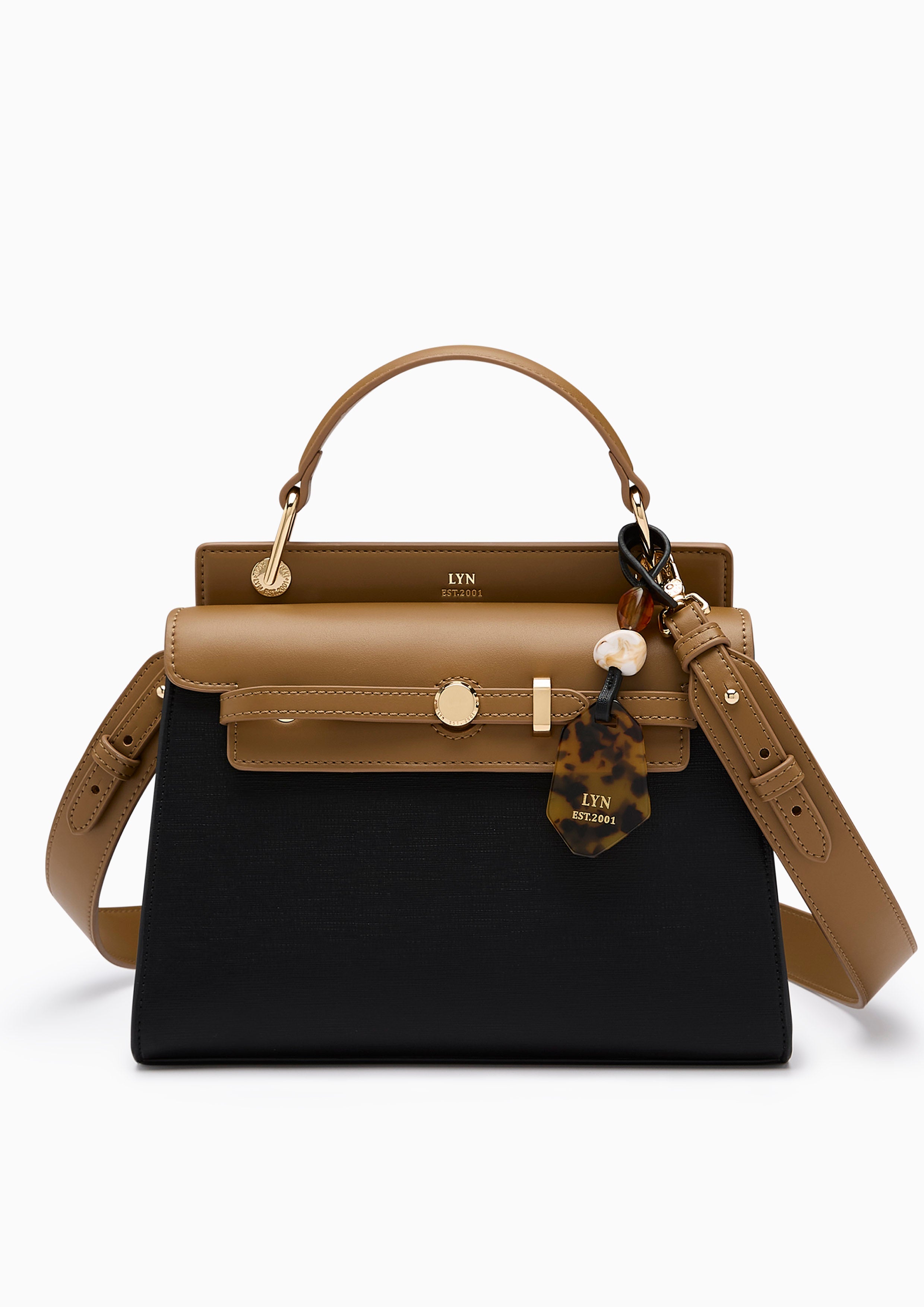 Anderson Earthy Top M Handbag - Black