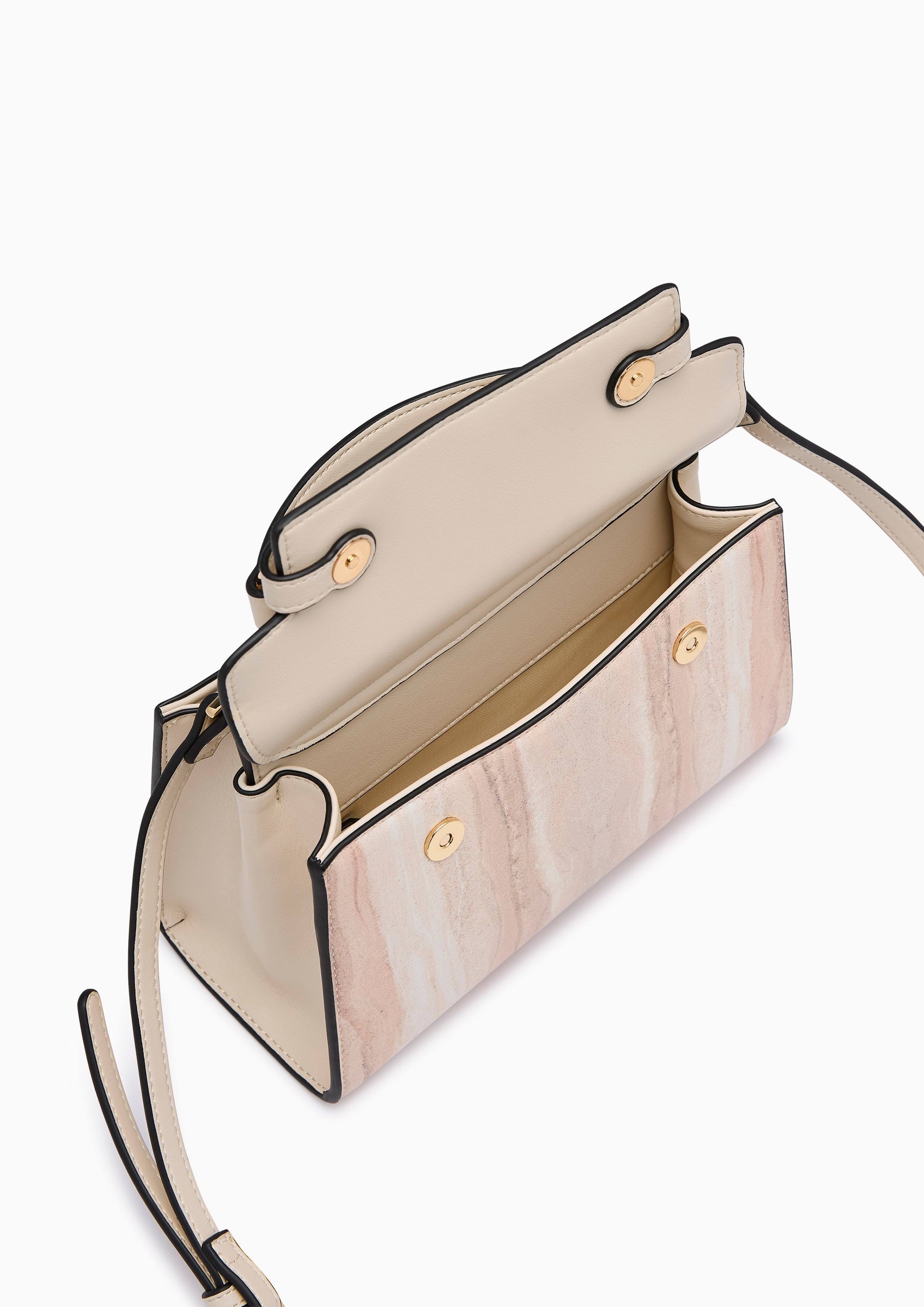 Anderson Earthy Top S Handbag - Light Printed Beige