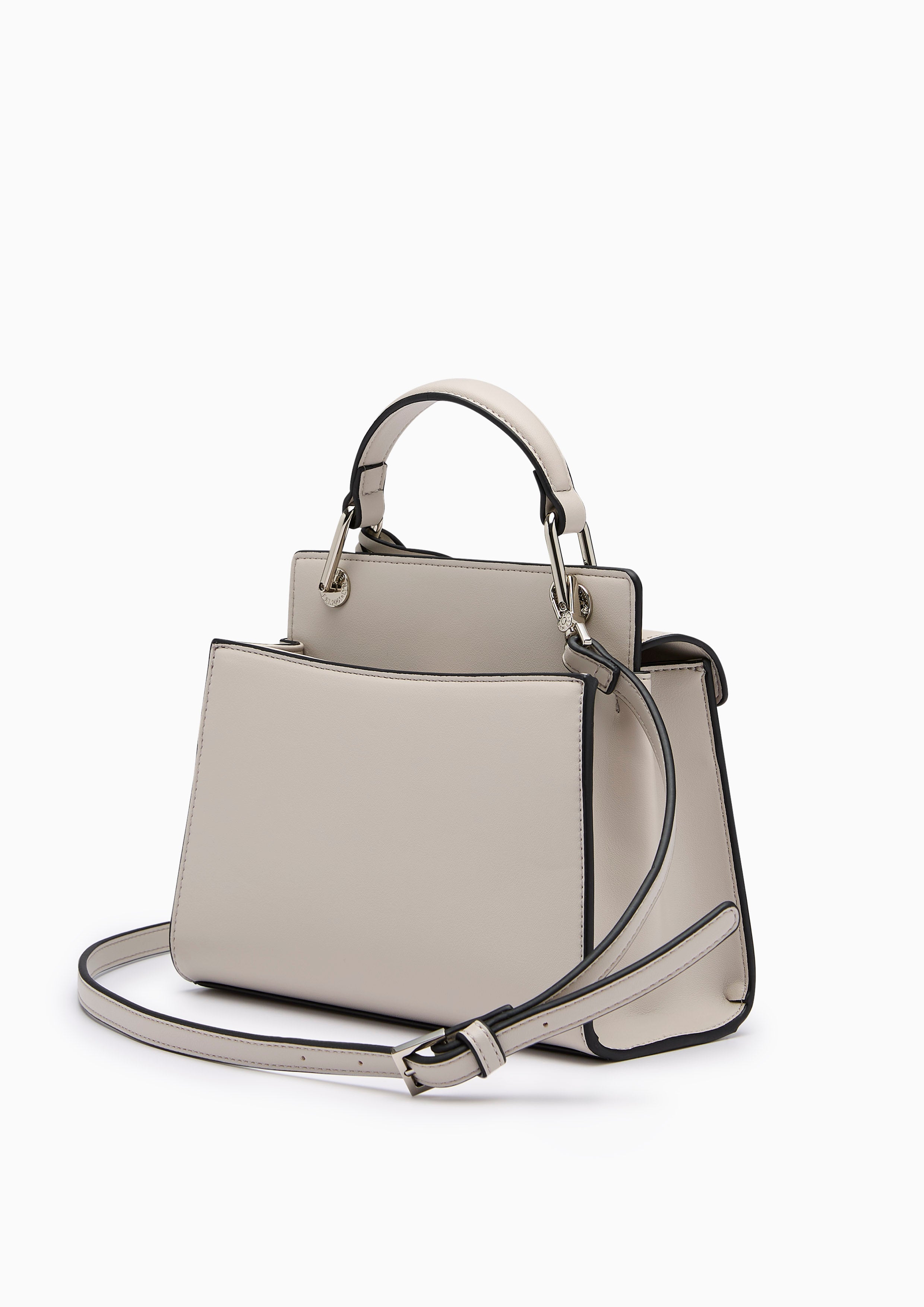 Anderson Earthy Top S Handbag - Light Printed Grey