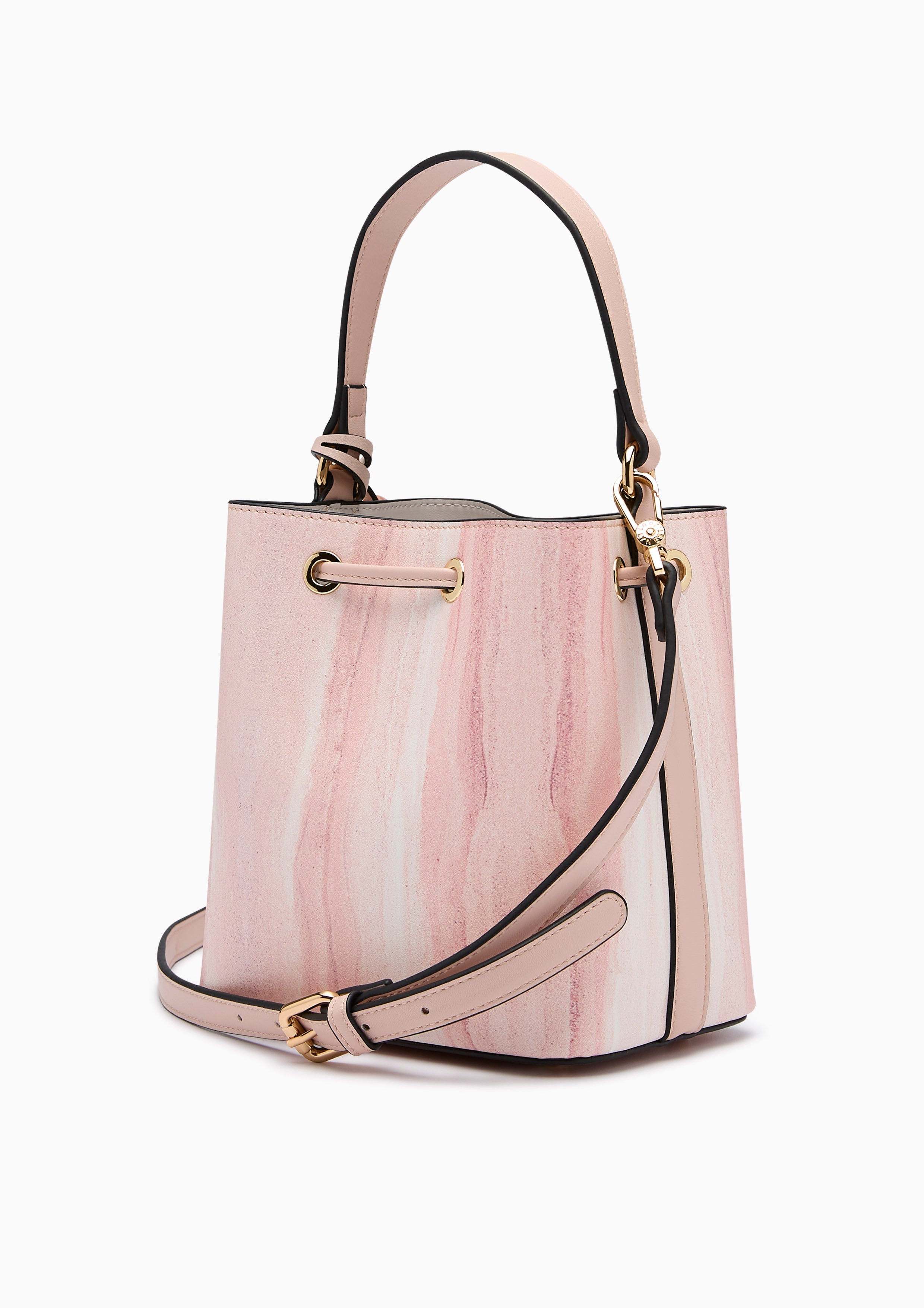Carina Earthy Bucket S Bucket Bag - Light Printed Pink