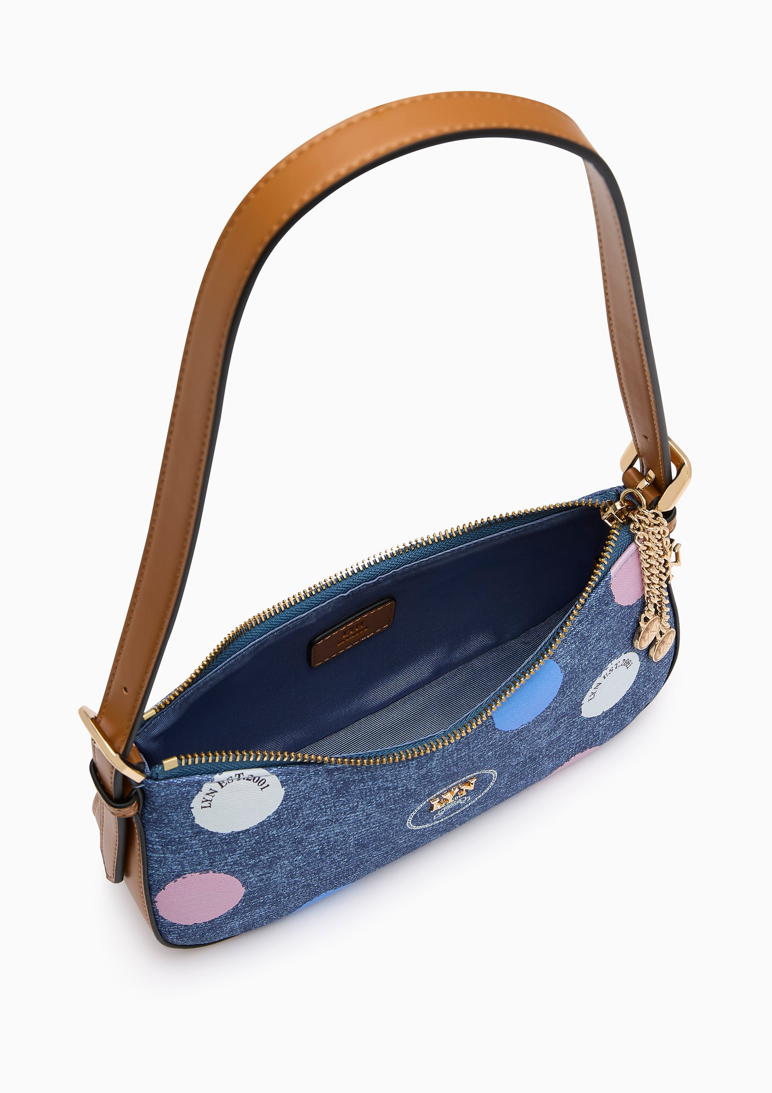 Bliss S Shoulder Bag - Printed Blue Variation 2